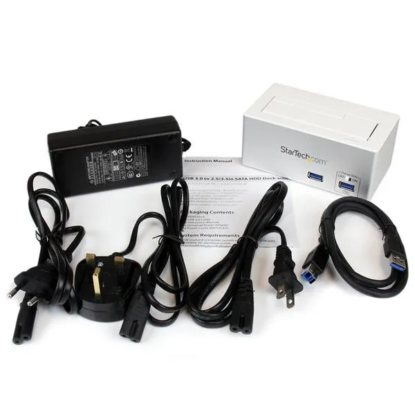 Usb 3.0 Sata Hdd/Ssd Dock W/