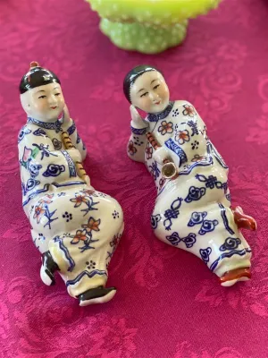 Vintage Pair of Chinese Figurines