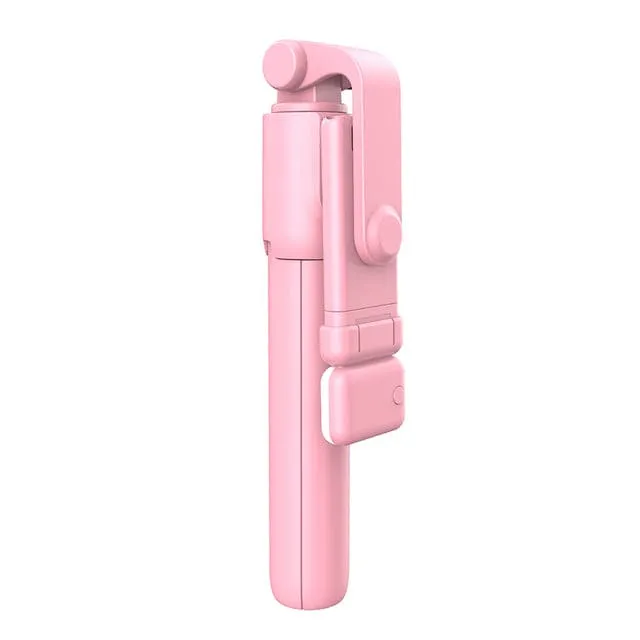 Wireless Bluetooth-compatible Selfie Stick with Led Ring Light Foldable Tripod Monopod  Live Tripod