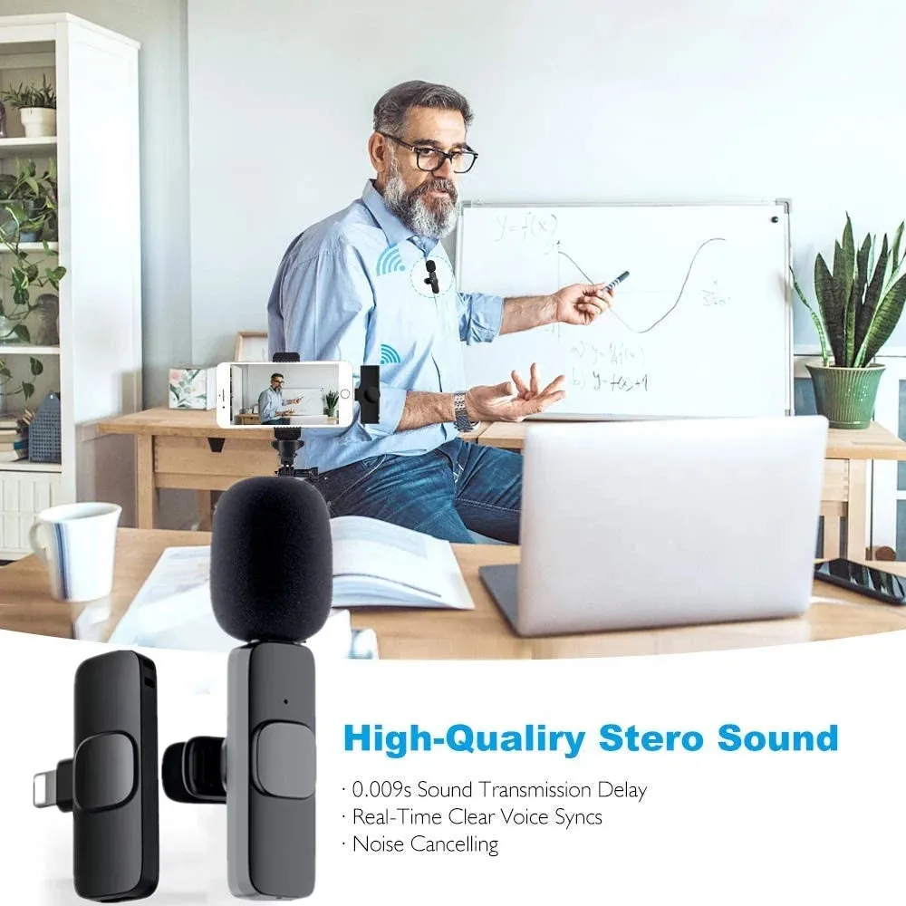 Wireless Portable Audio Video Recording Mini Mic