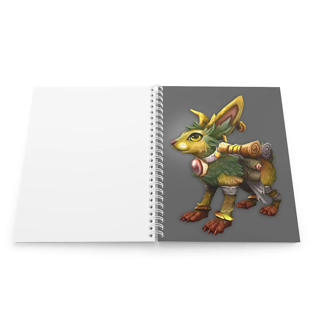 Yellow Amara Spiral Notebook
