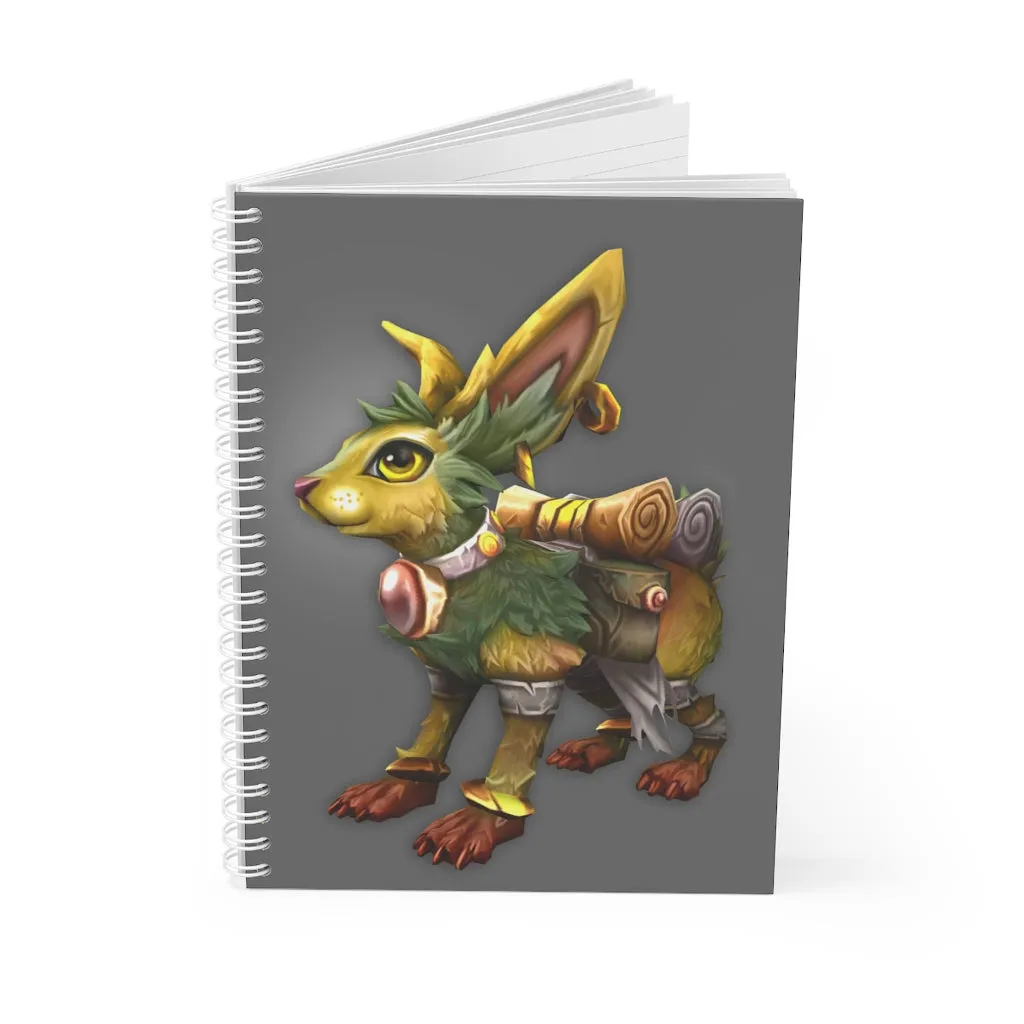 Yellow Amara Spiral Notebook