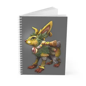 Yellow Amara Spiral Notebook