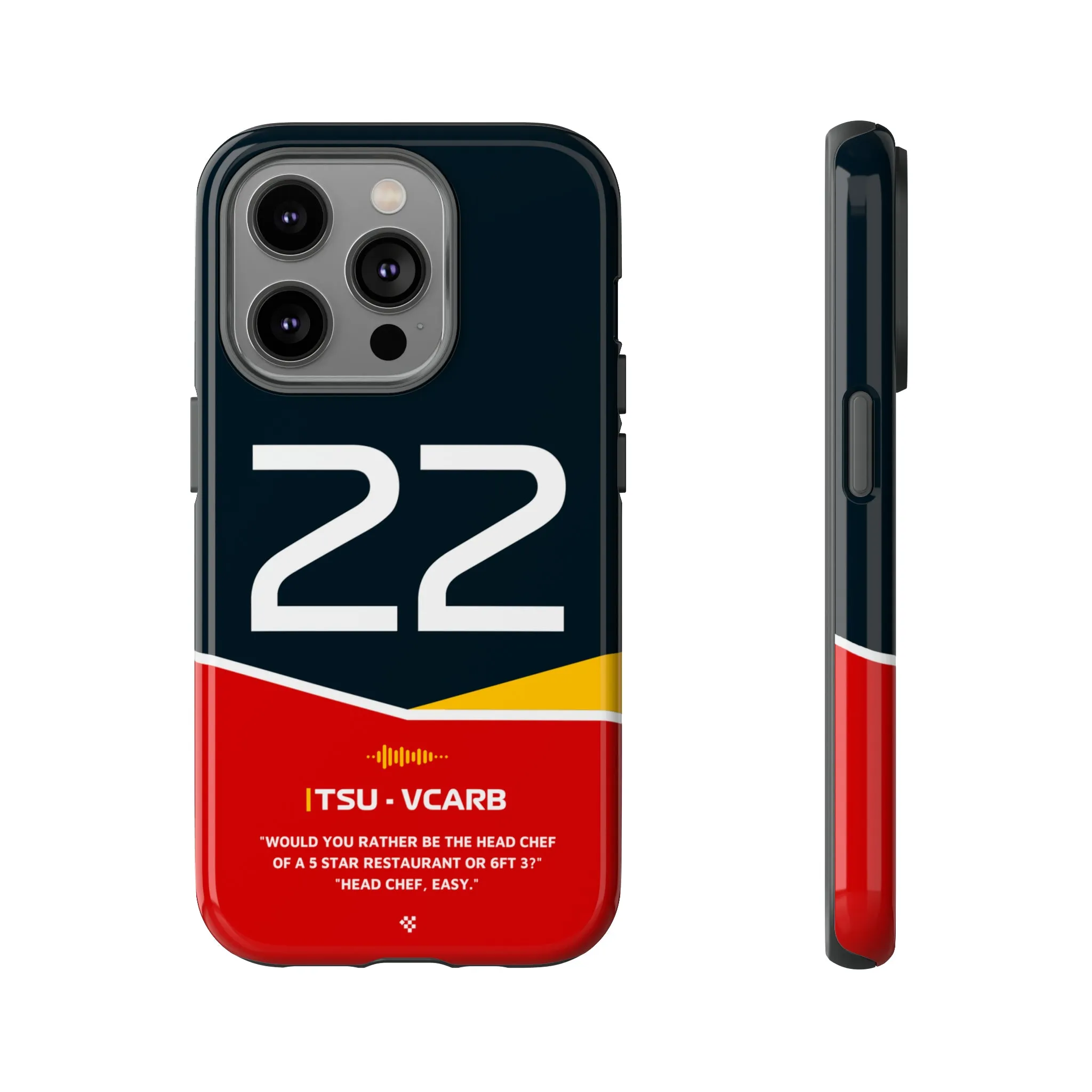 Yuki Tsunoda F1 Helmet Phone Case 2024