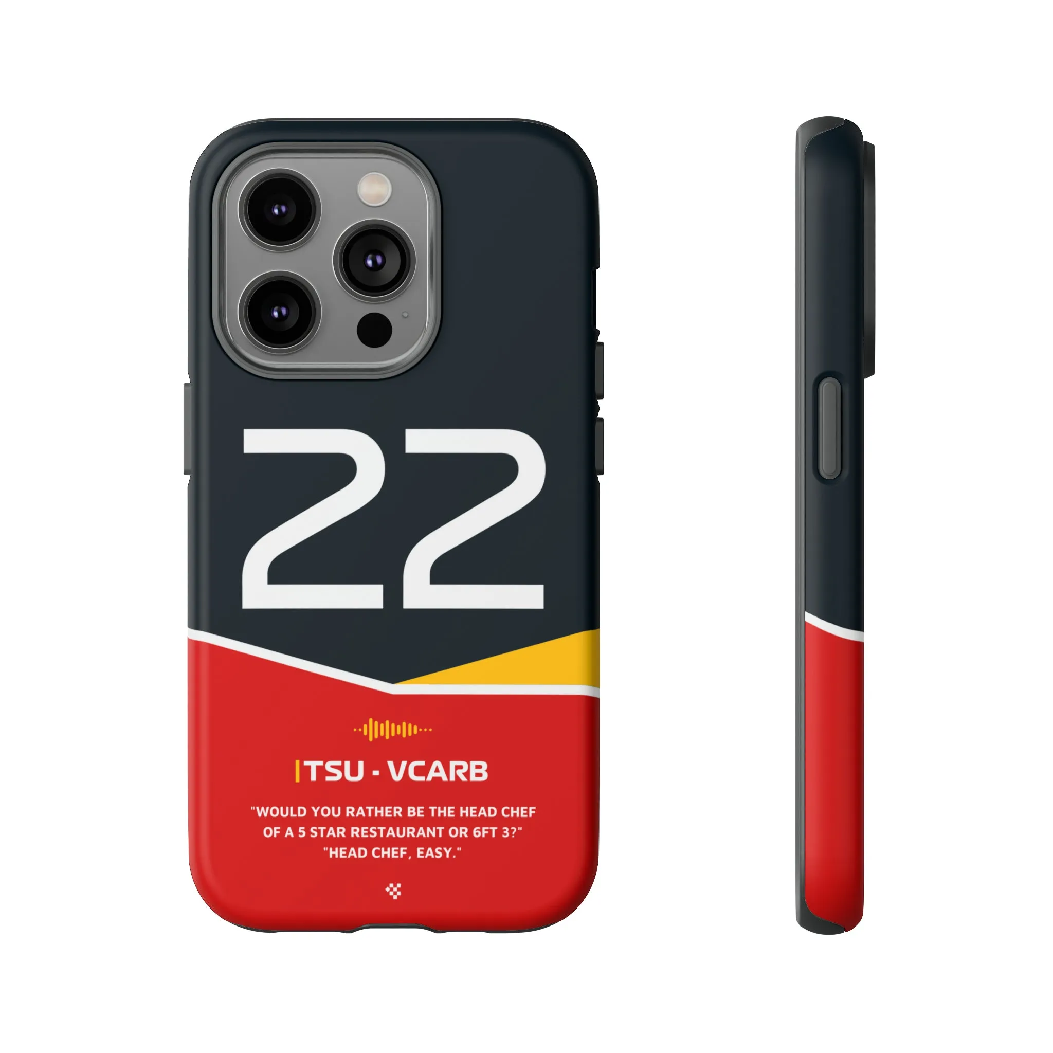 Yuki Tsunoda F1 Helmet Phone Case 2024
