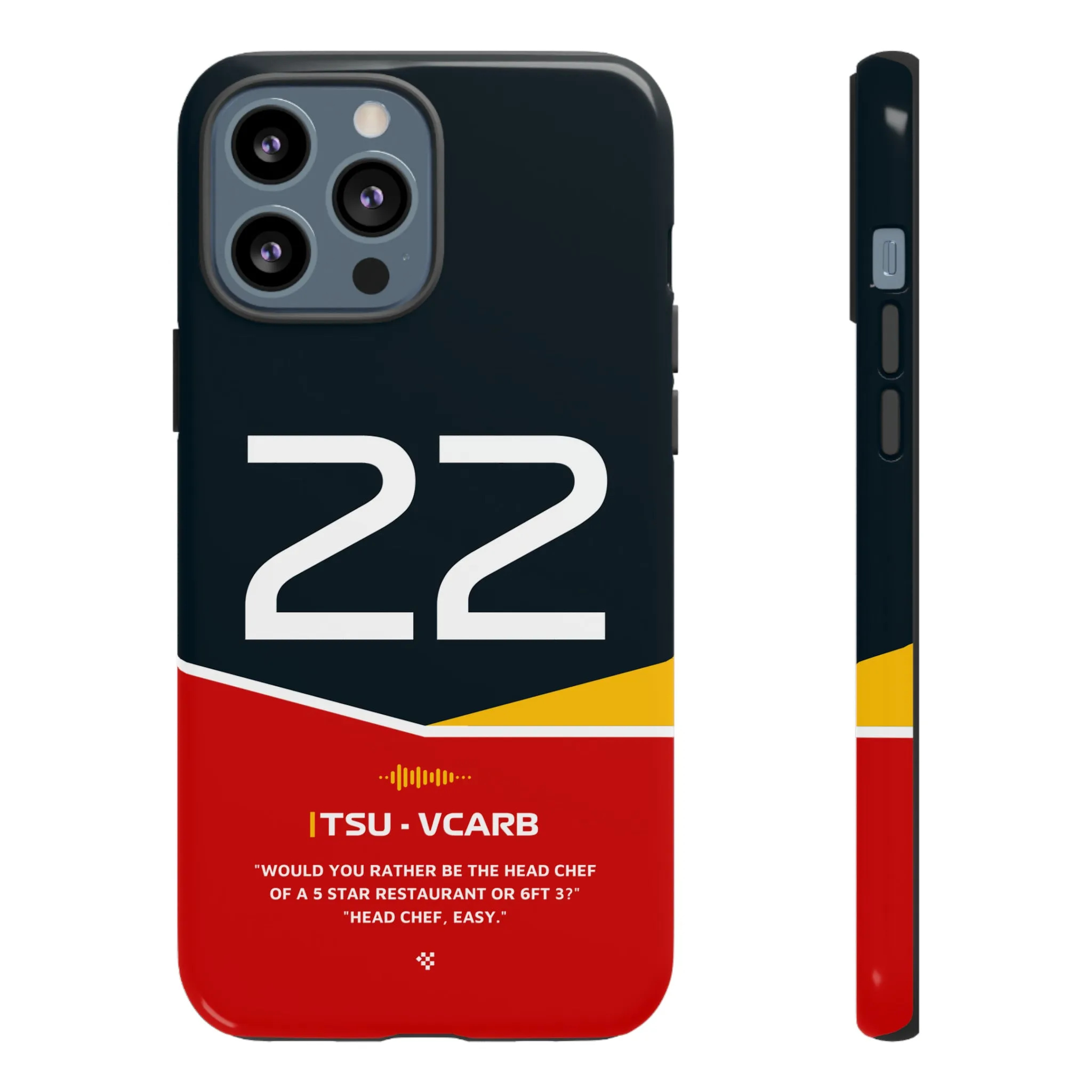 Yuki Tsunoda F1 Helmet Phone Case 2024