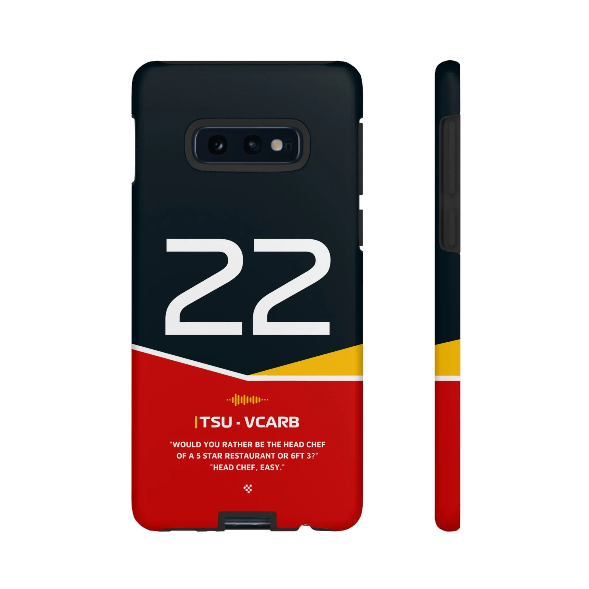 Yuki Tsunoda F1 Helmet Phone Case 2024