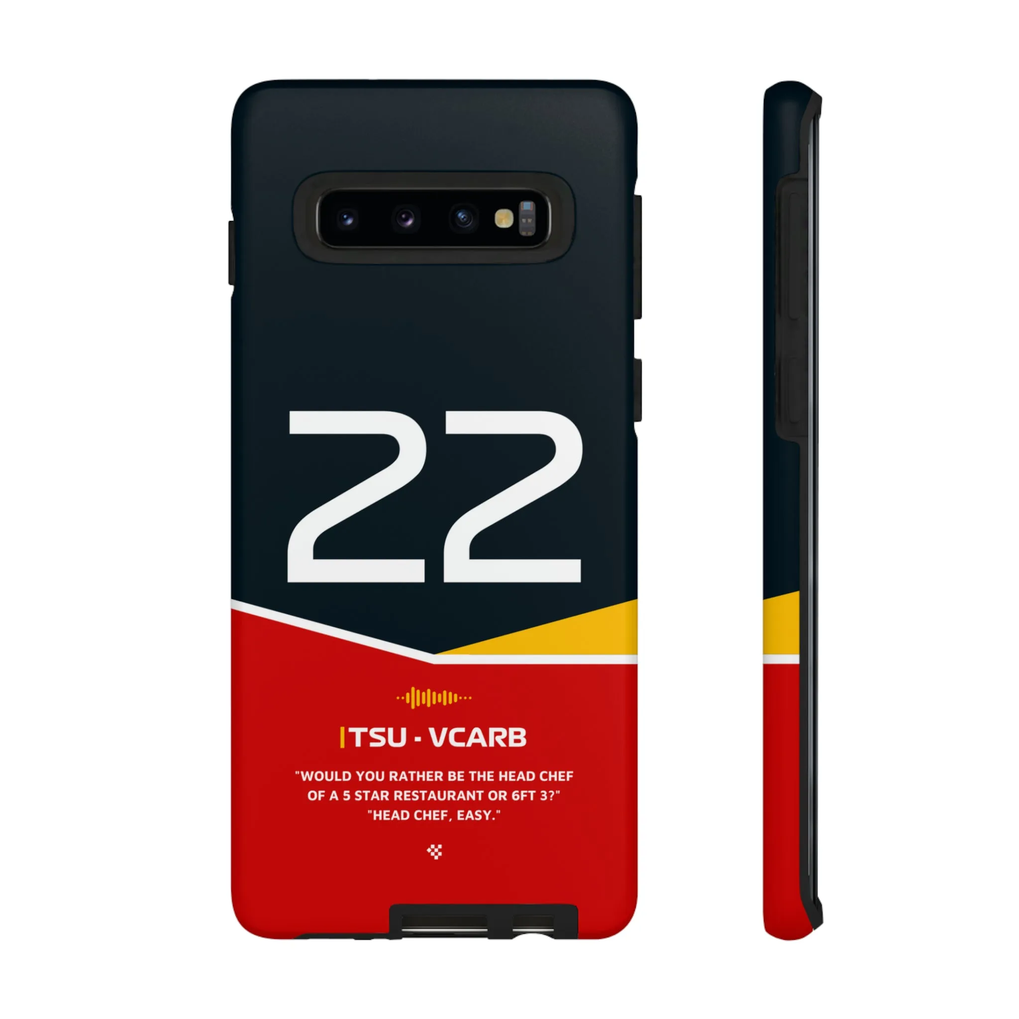Yuki Tsunoda F1 Helmet Phone Case 2024