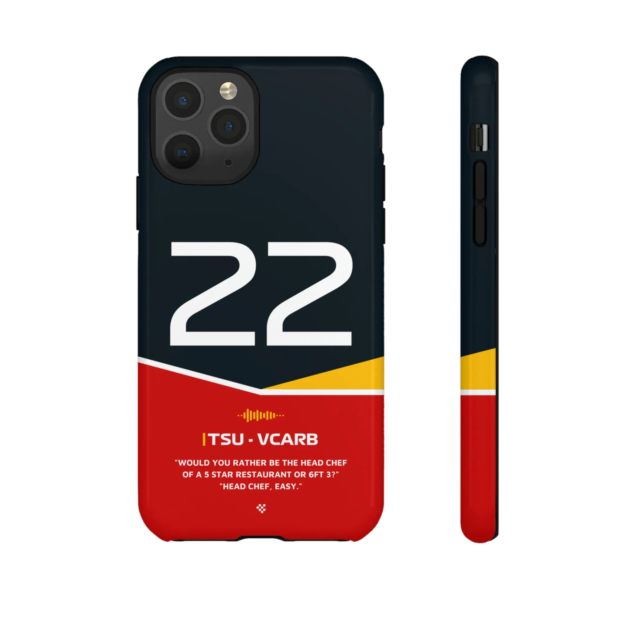 Yuki Tsunoda F1 Helmet Phone Case 2024