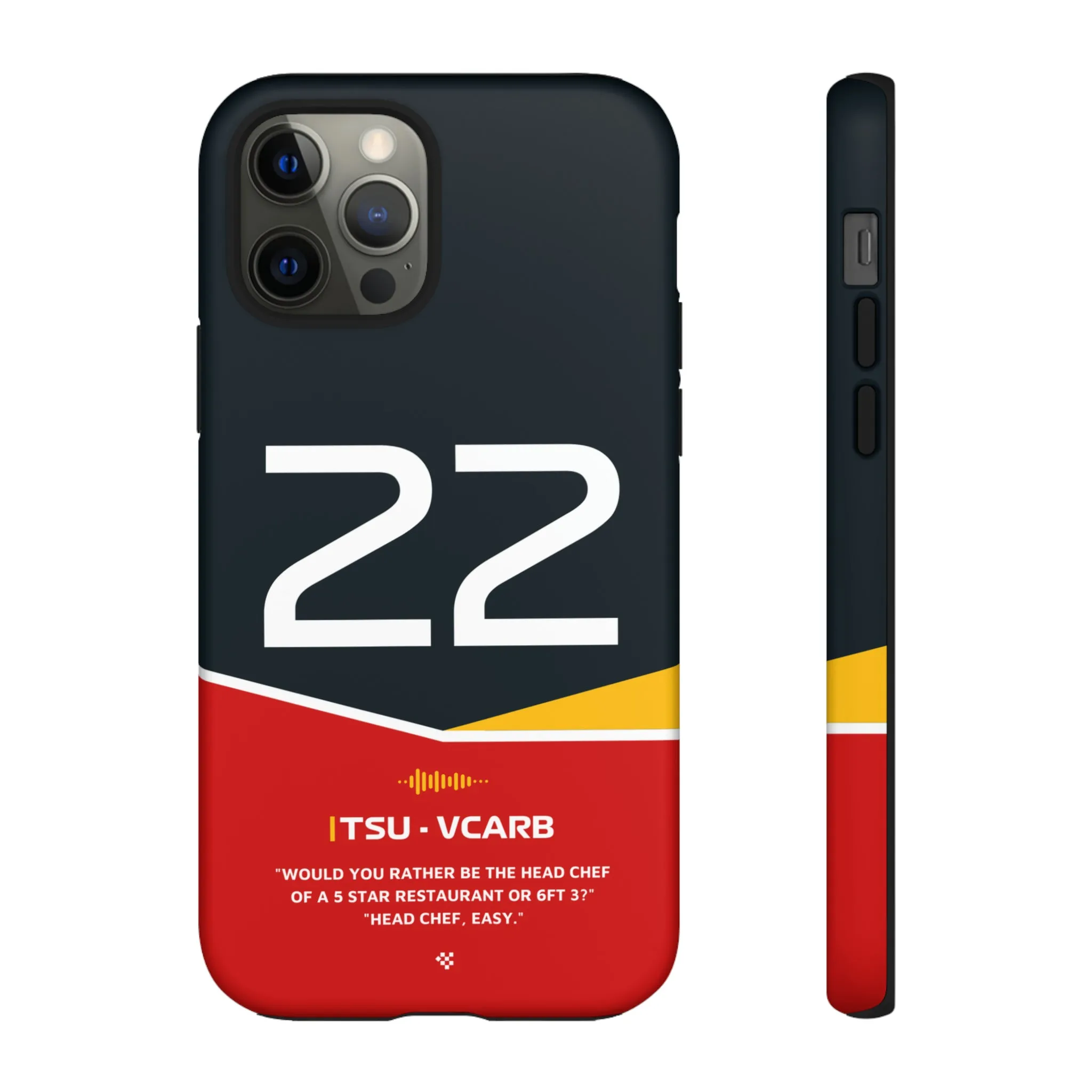 Yuki Tsunoda F1 Helmet Phone Case 2024