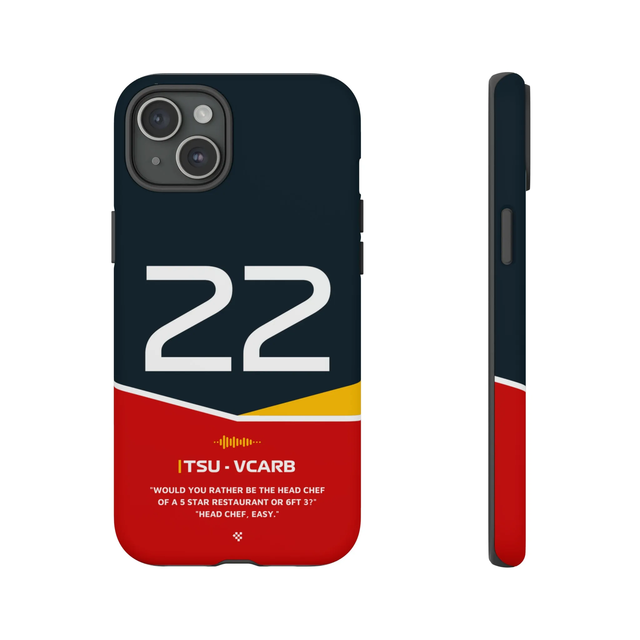 Yuki Tsunoda F1 Helmet Phone Case 2024