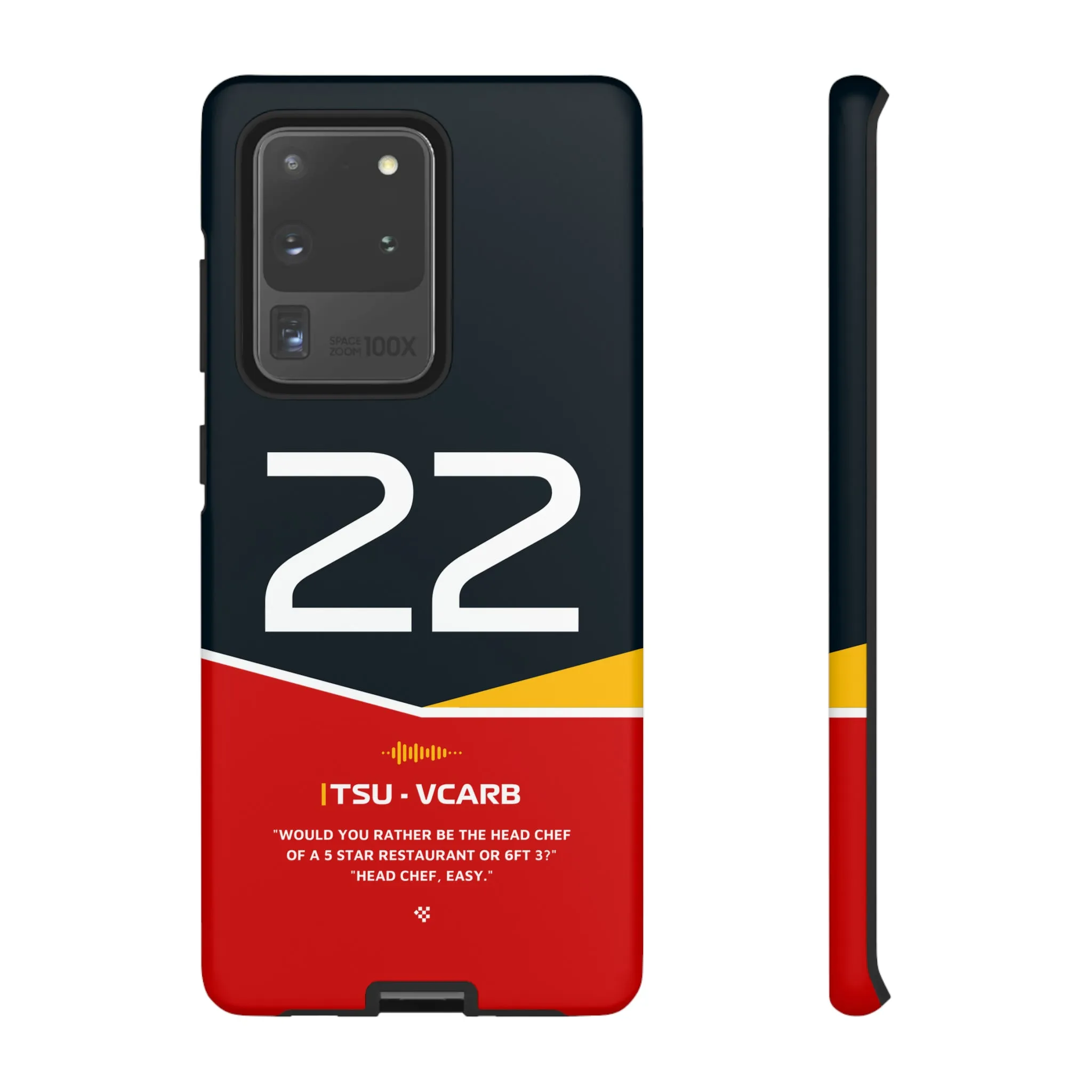 Yuki Tsunoda F1 Helmet Phone Case 2024