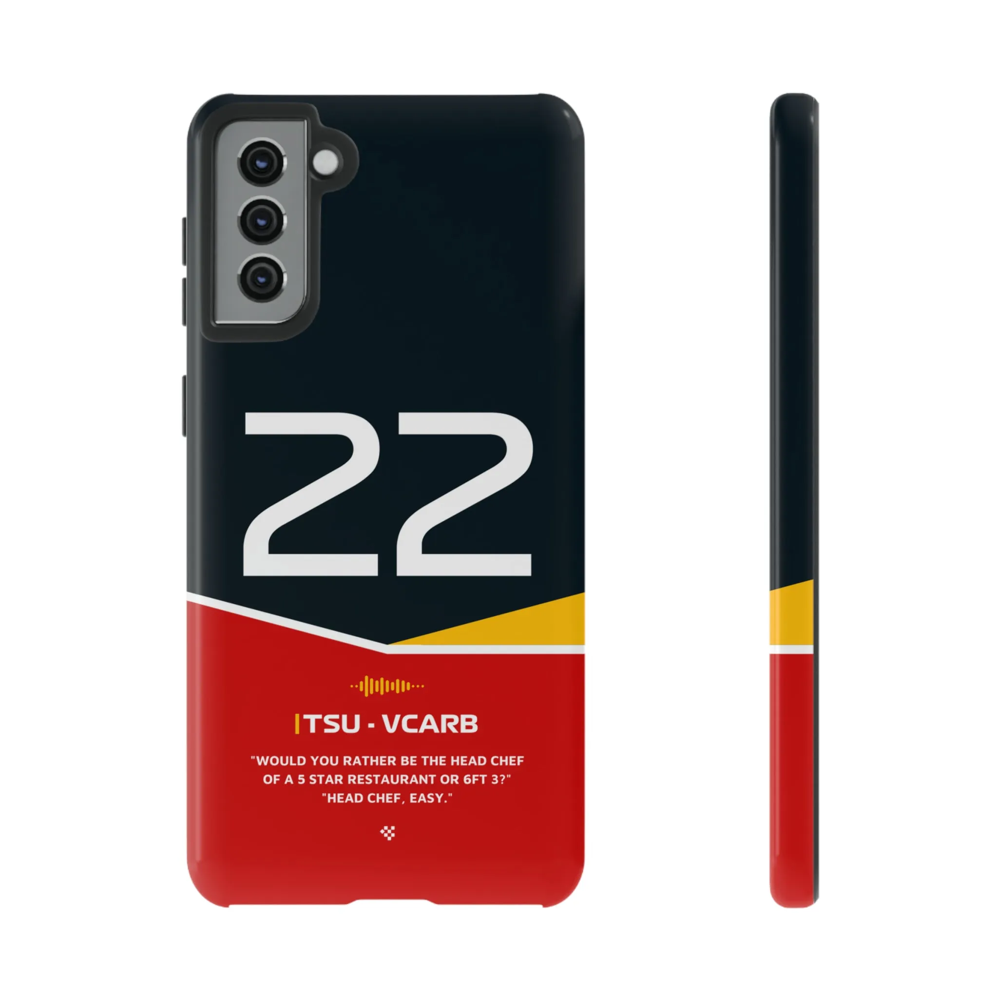 Yuki Tsunoda F1 Helmet Phone Case 2024