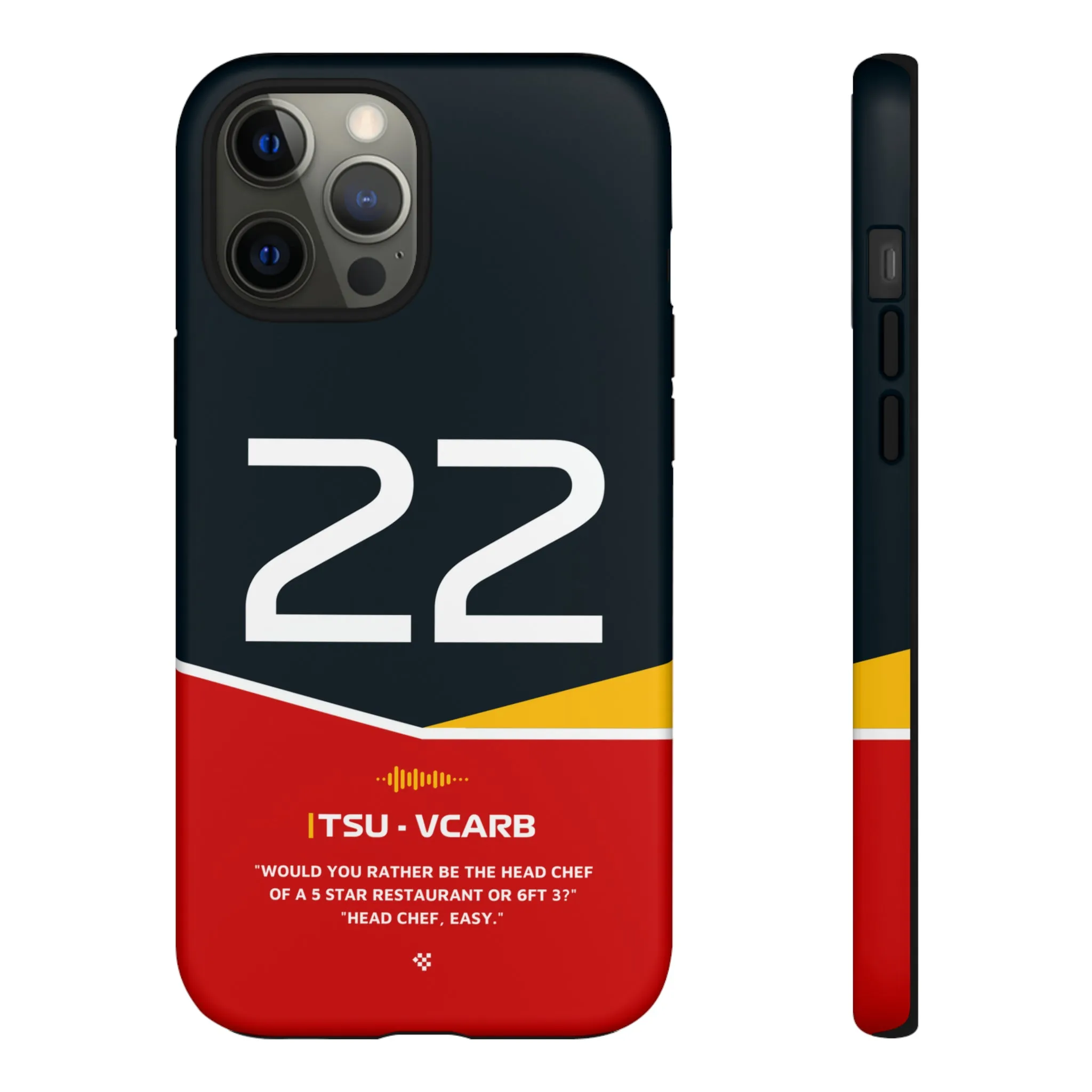 Yuki Tsunoda F1 Helmet Phone Case 2024