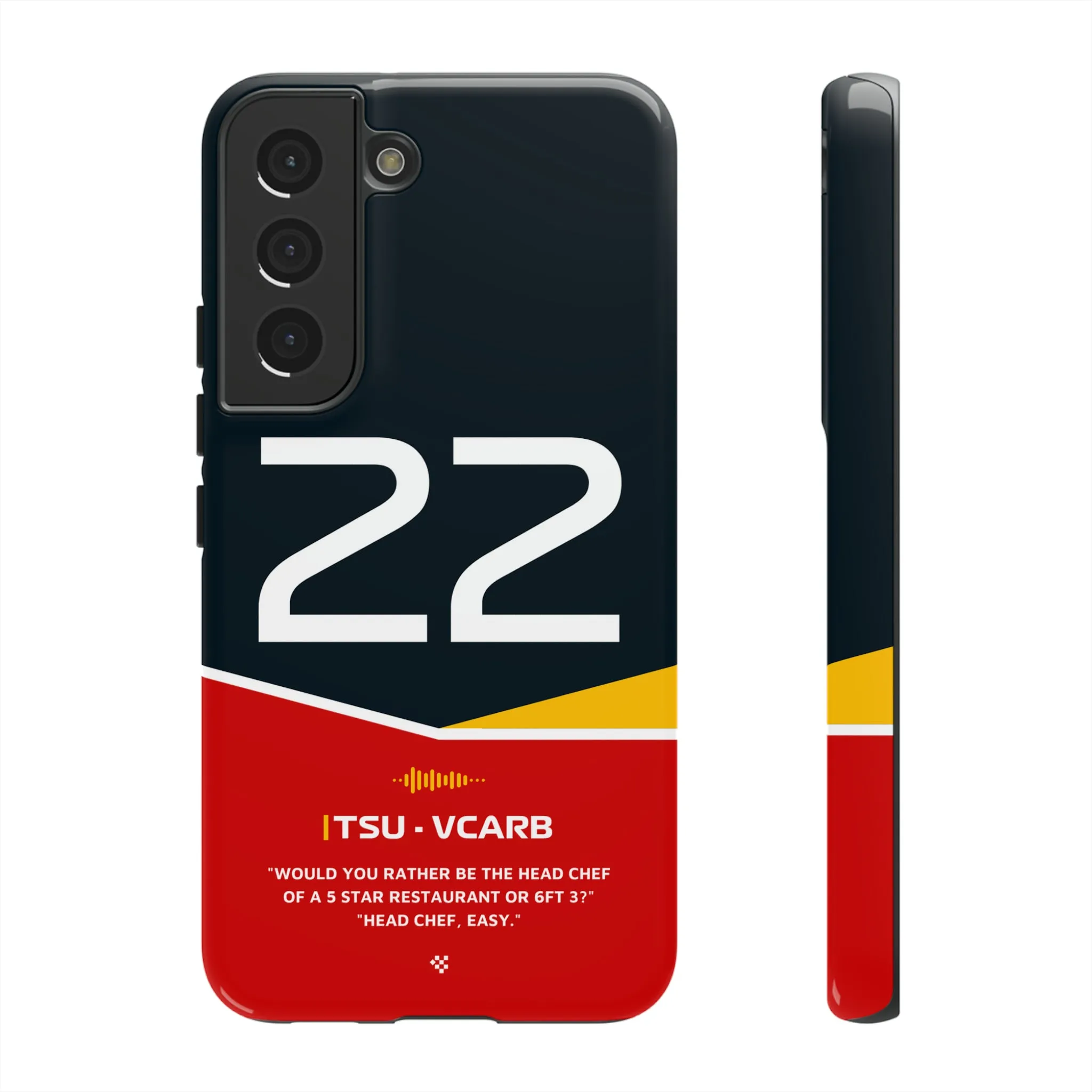 Yuki Tsunoda F1 Helmet Phone Case 2024