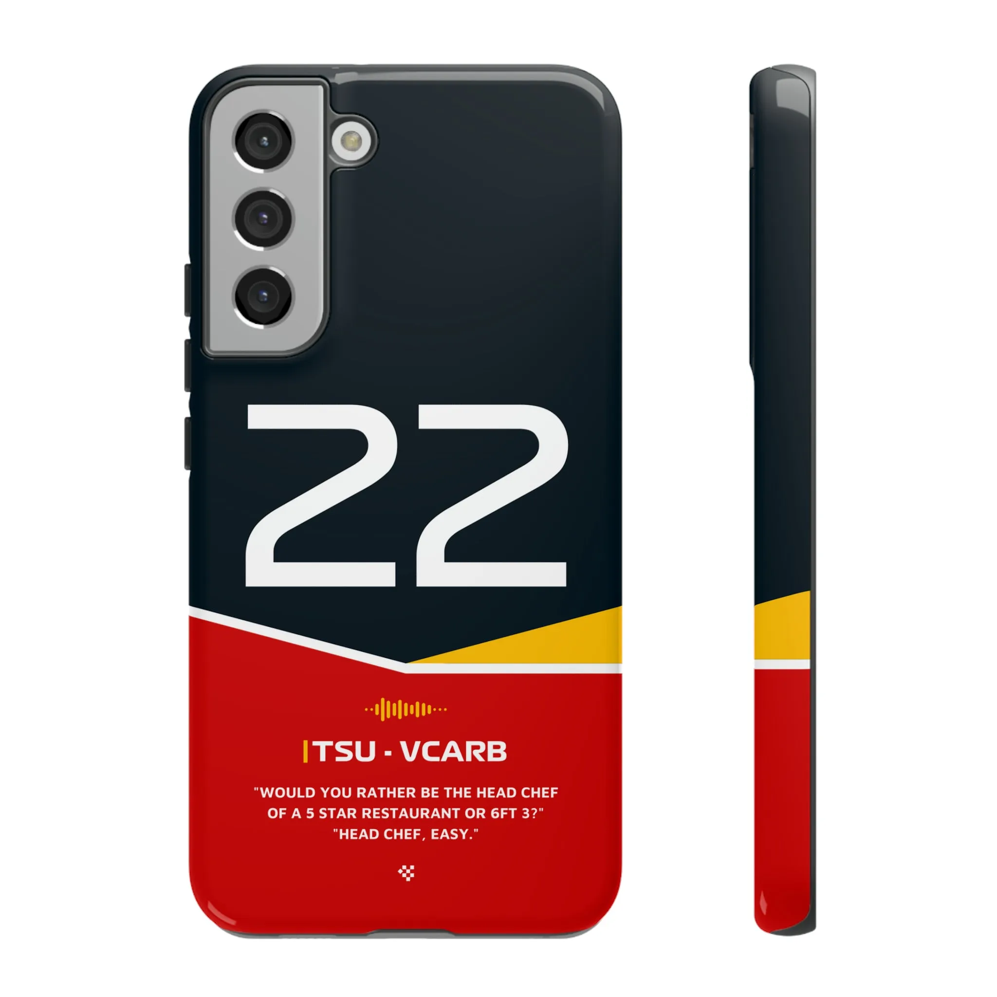Yuki Tsunoda F1 Helmet Phone Case 2024