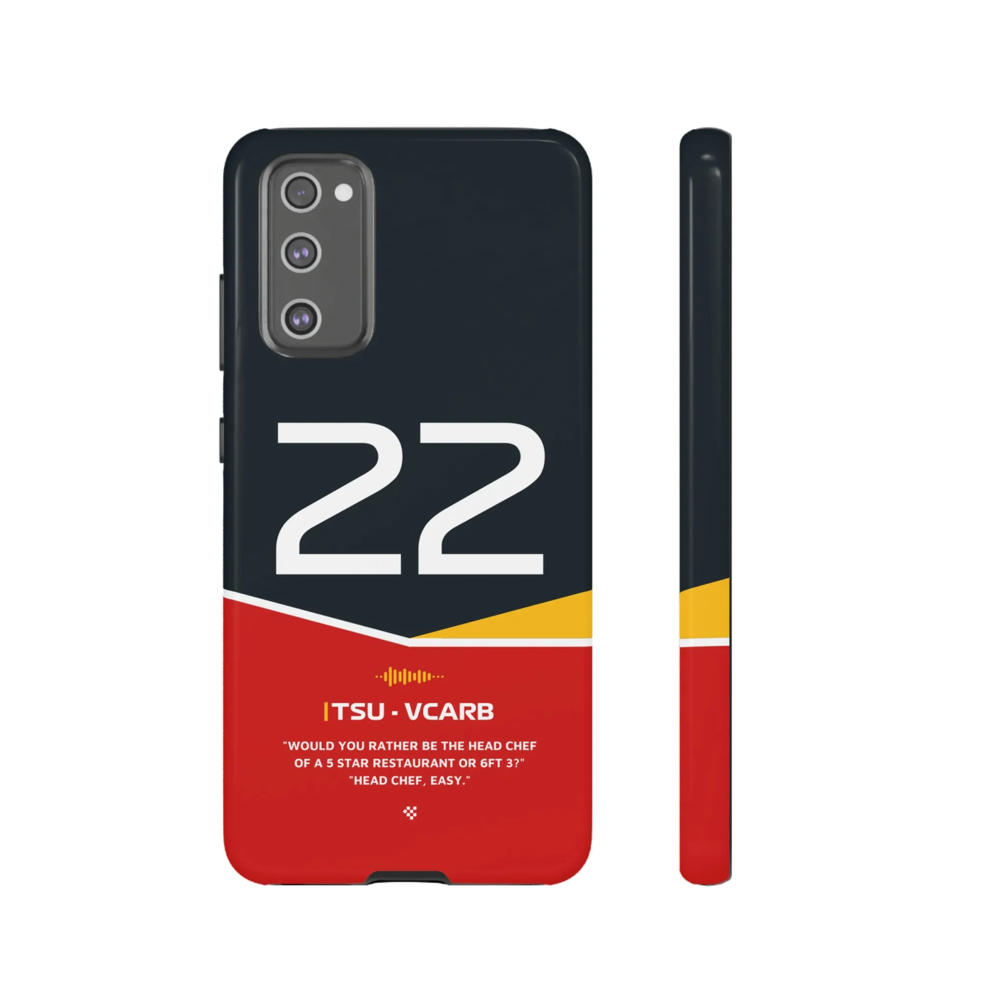 Yuki Tsunoda F1 Helmet Phone Case 2024