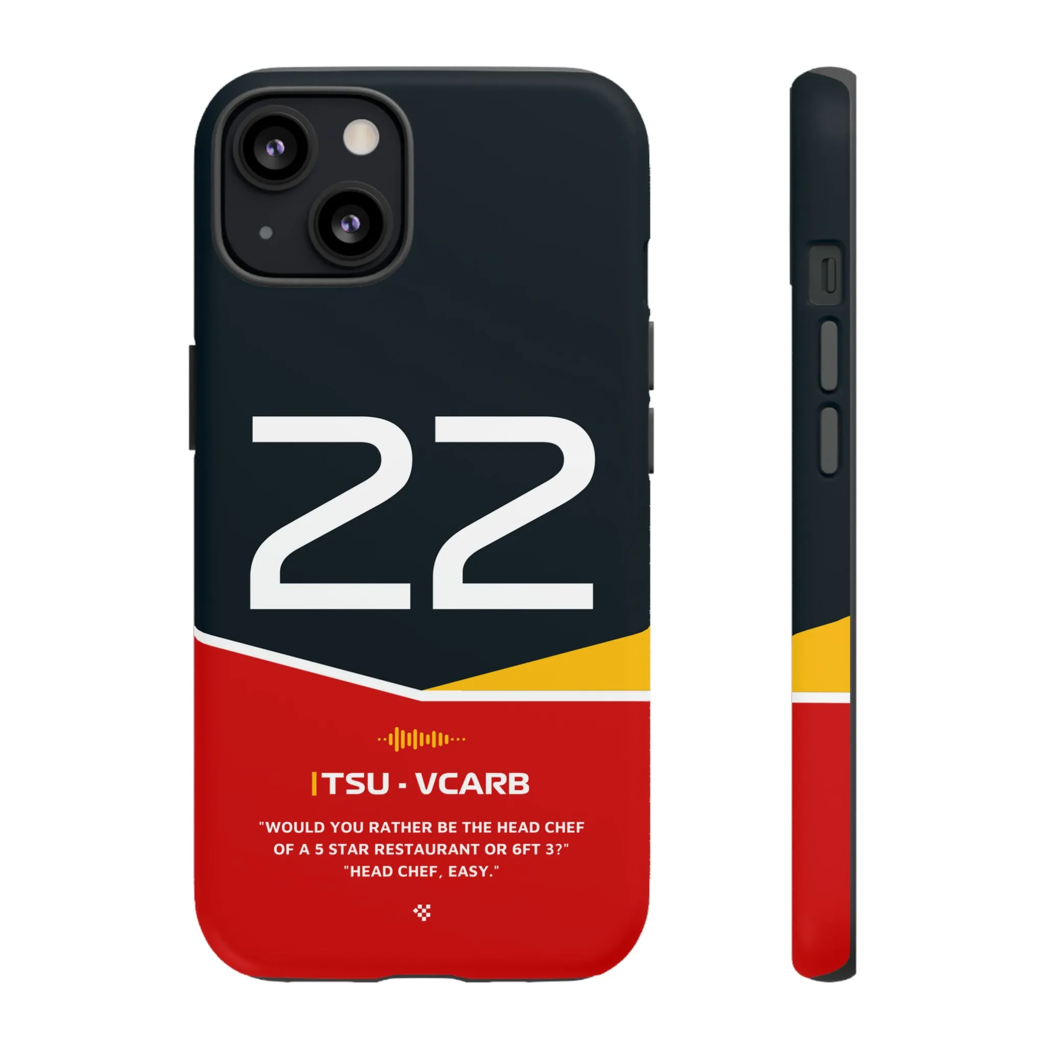 Yuki Tsunoda F1 Helmet Phone Case 2024