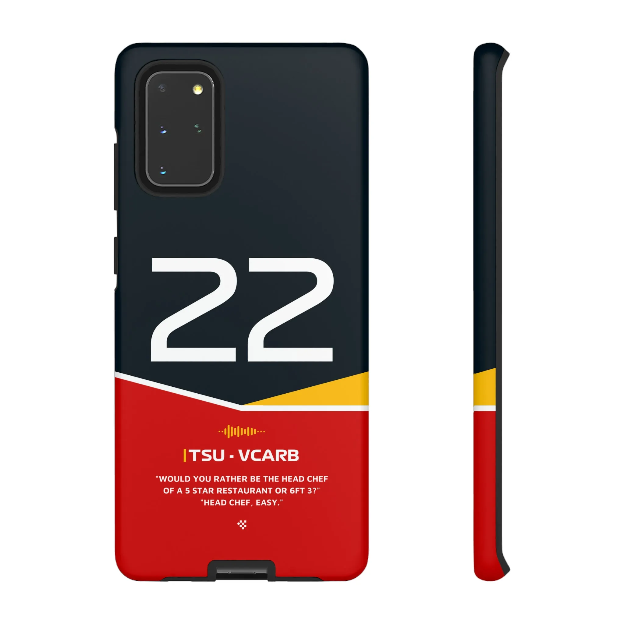 Yuki Tsunoda F1 Helmet Phone Case 2024