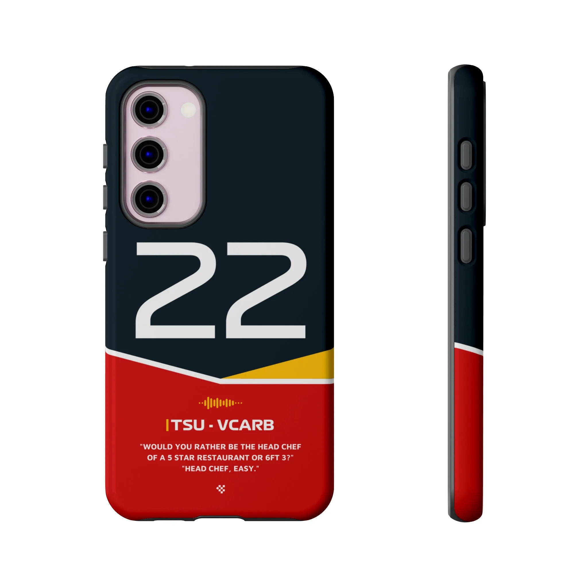Yuki Tsunoda F1 Helmet Phone Case 2024