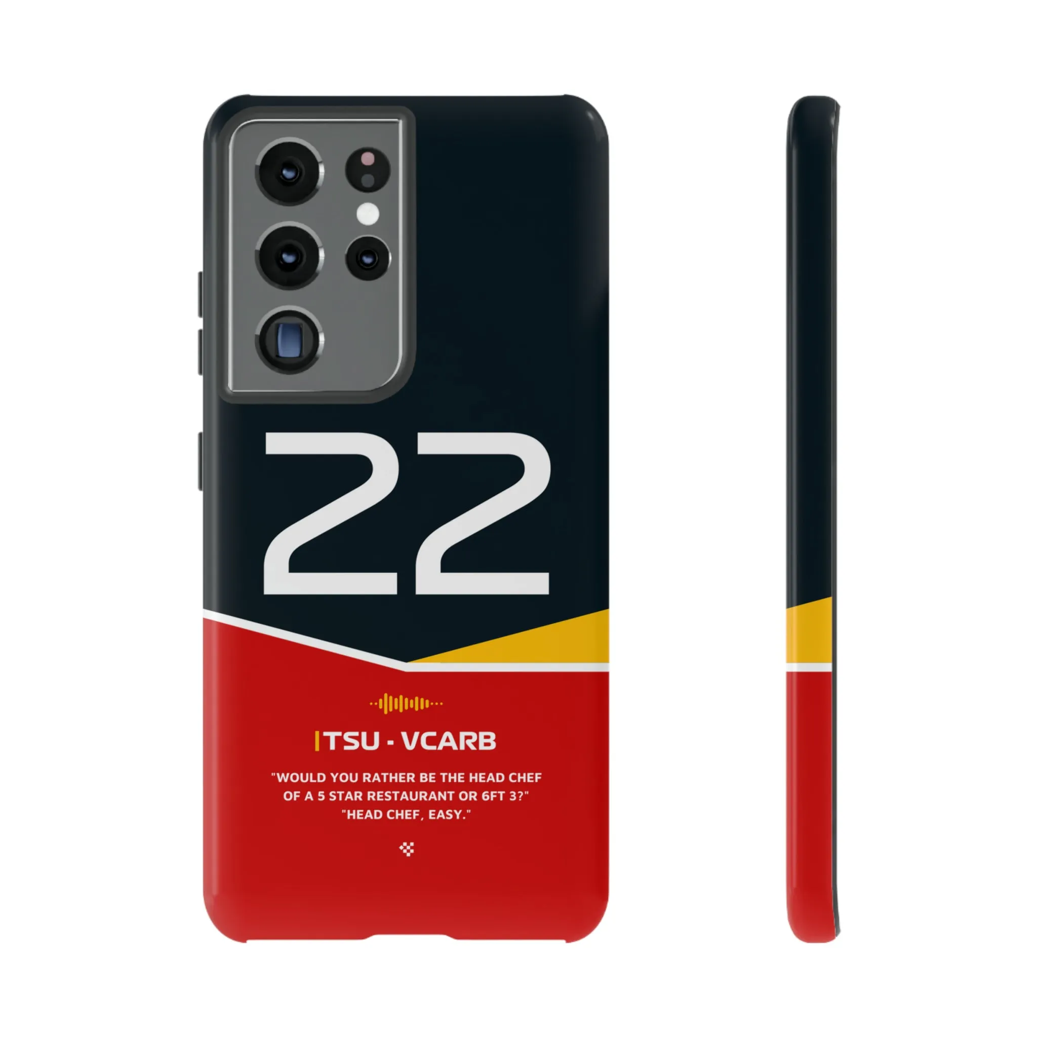 Yuki Tsunoda F1 Helmet Phone Case 2024