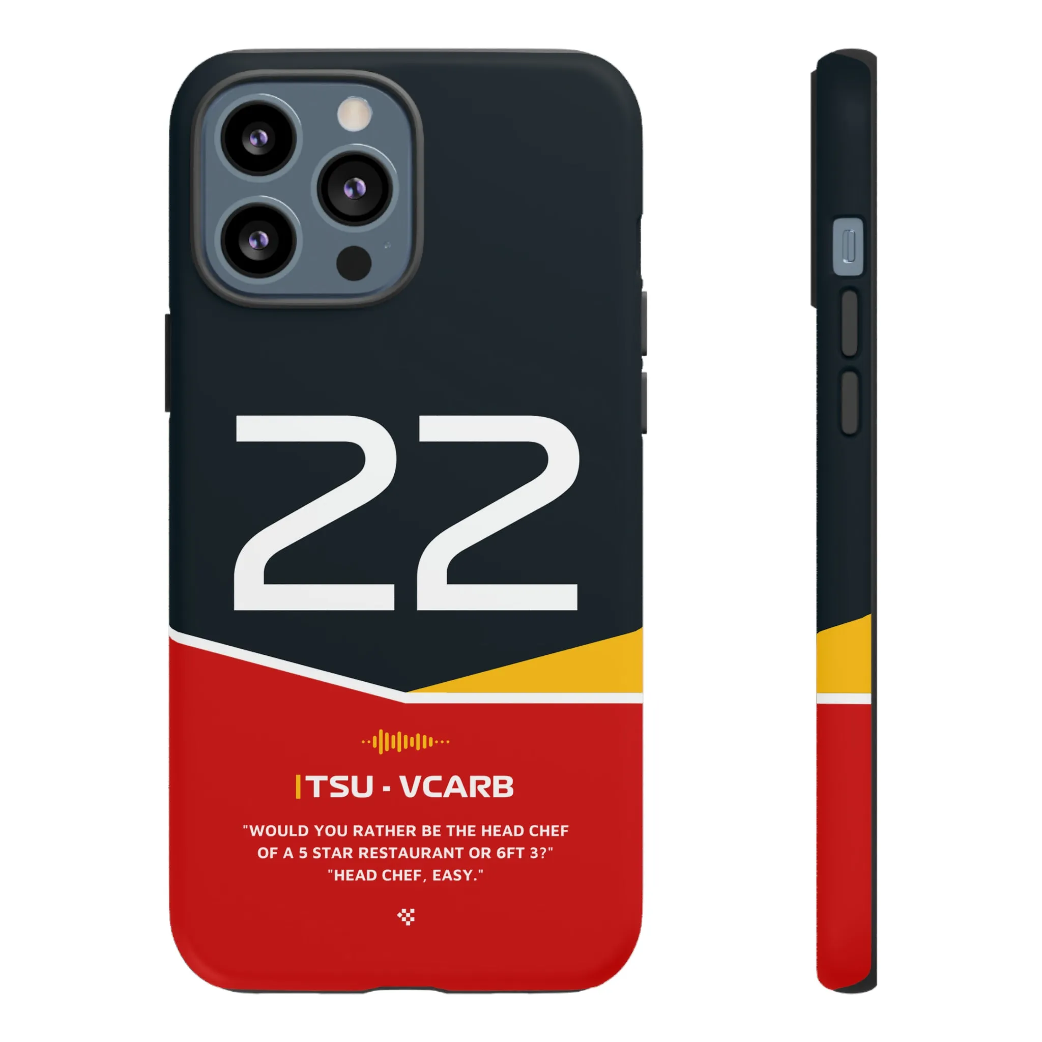 Yuki Tsunoda F1 Helmet Phone Case 2024