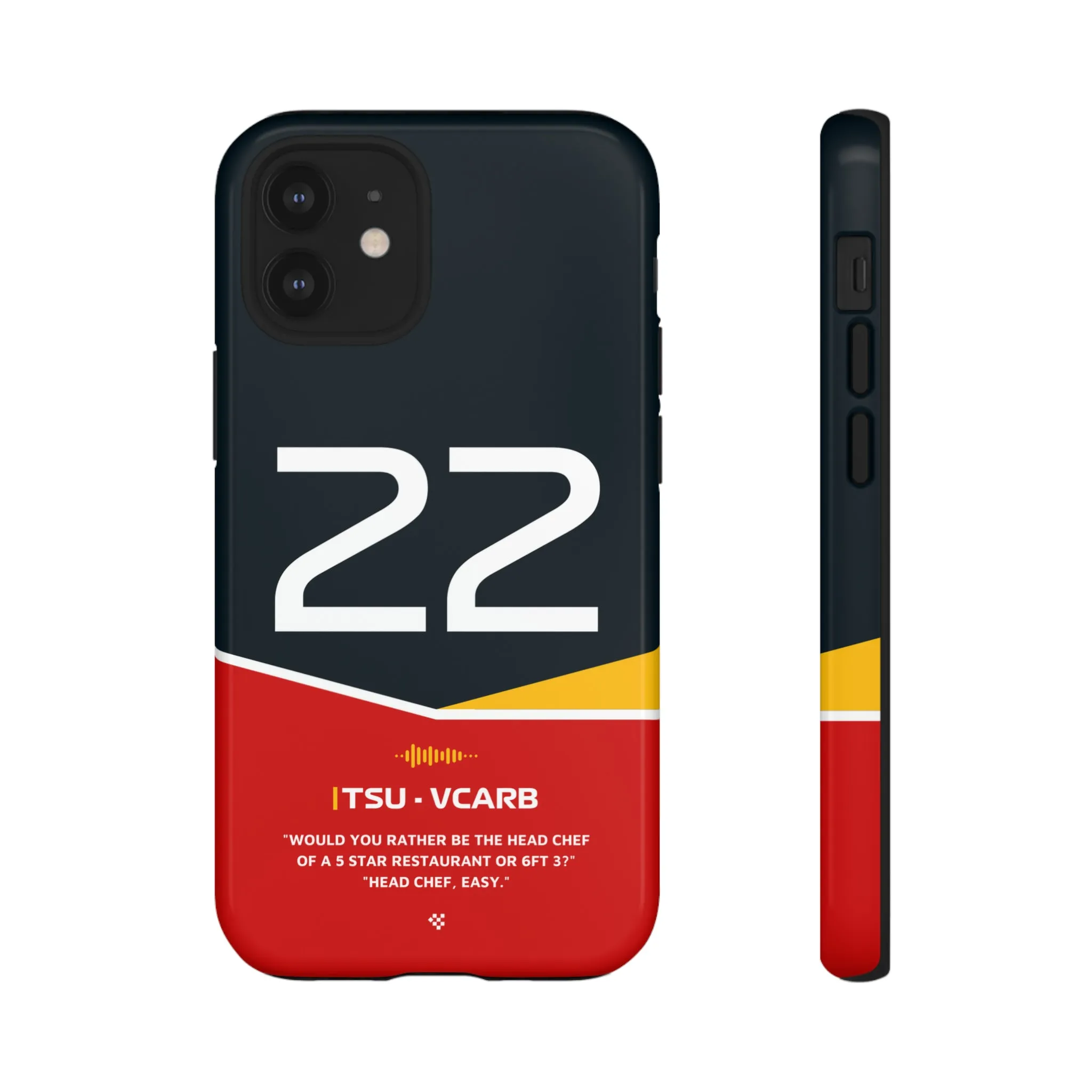 Yuki Tsunoda F1 Helmet Phone Case 2024