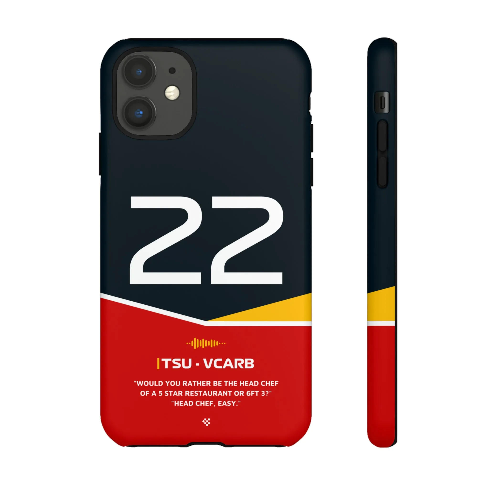 Yuki Tsunoda F1 Helmet Phone Case 2024