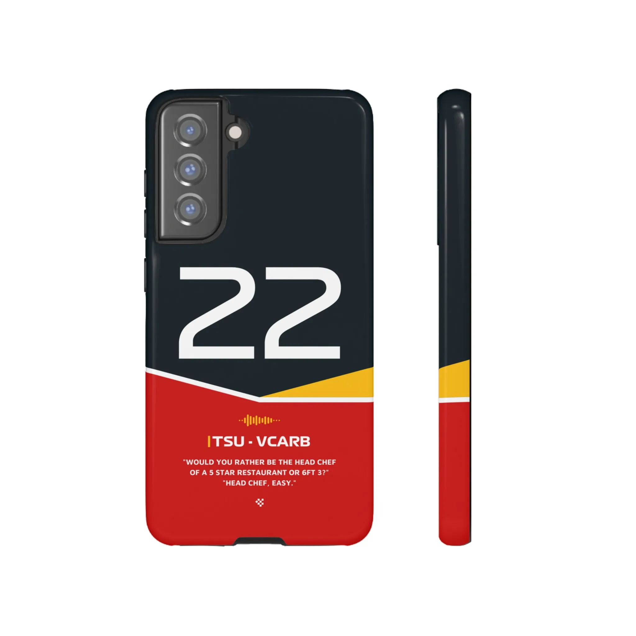 Yuki Tsunoda F1 Helmet Phone Case 2024