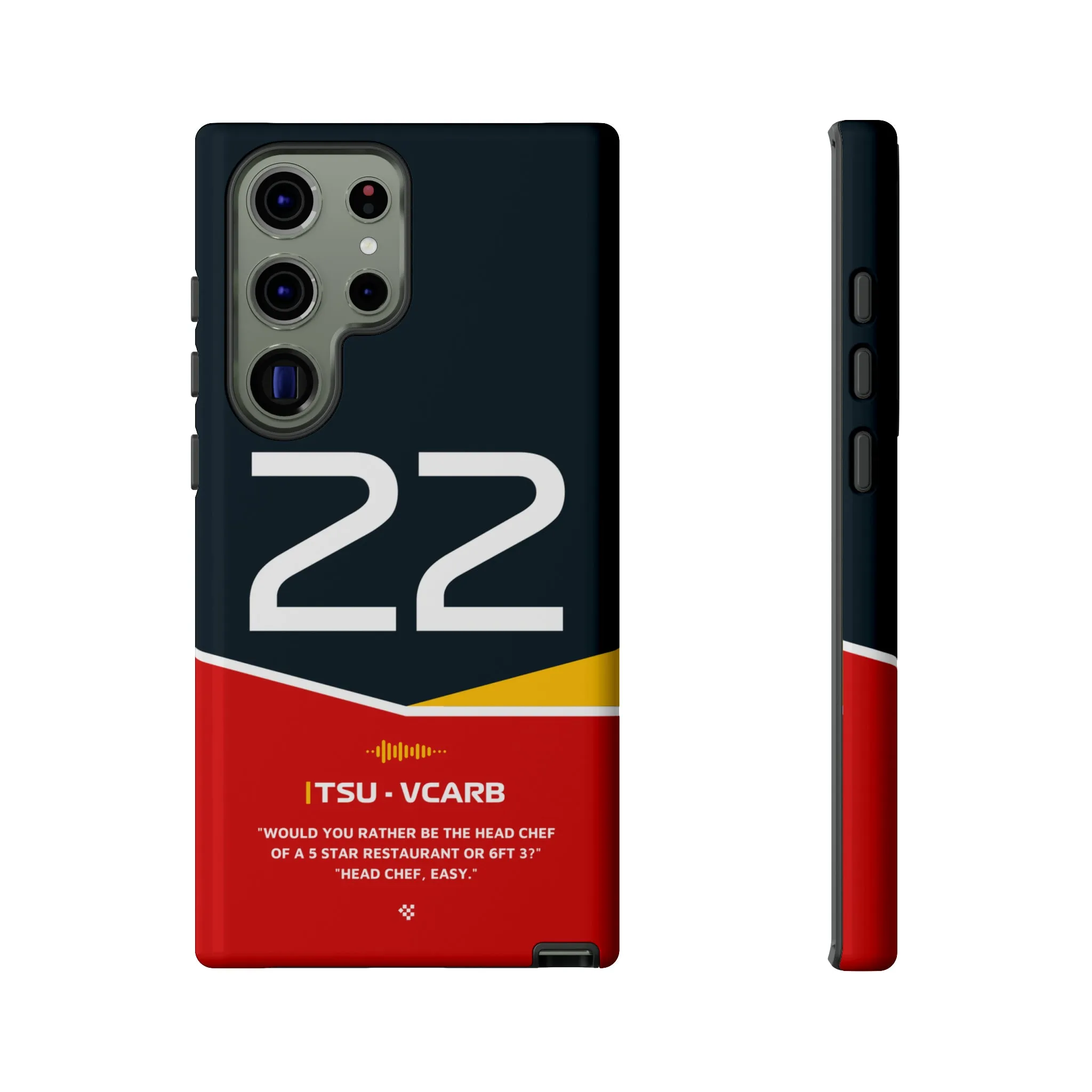 Yuki Tsunoda F1 Helmet Phone Case 2024
