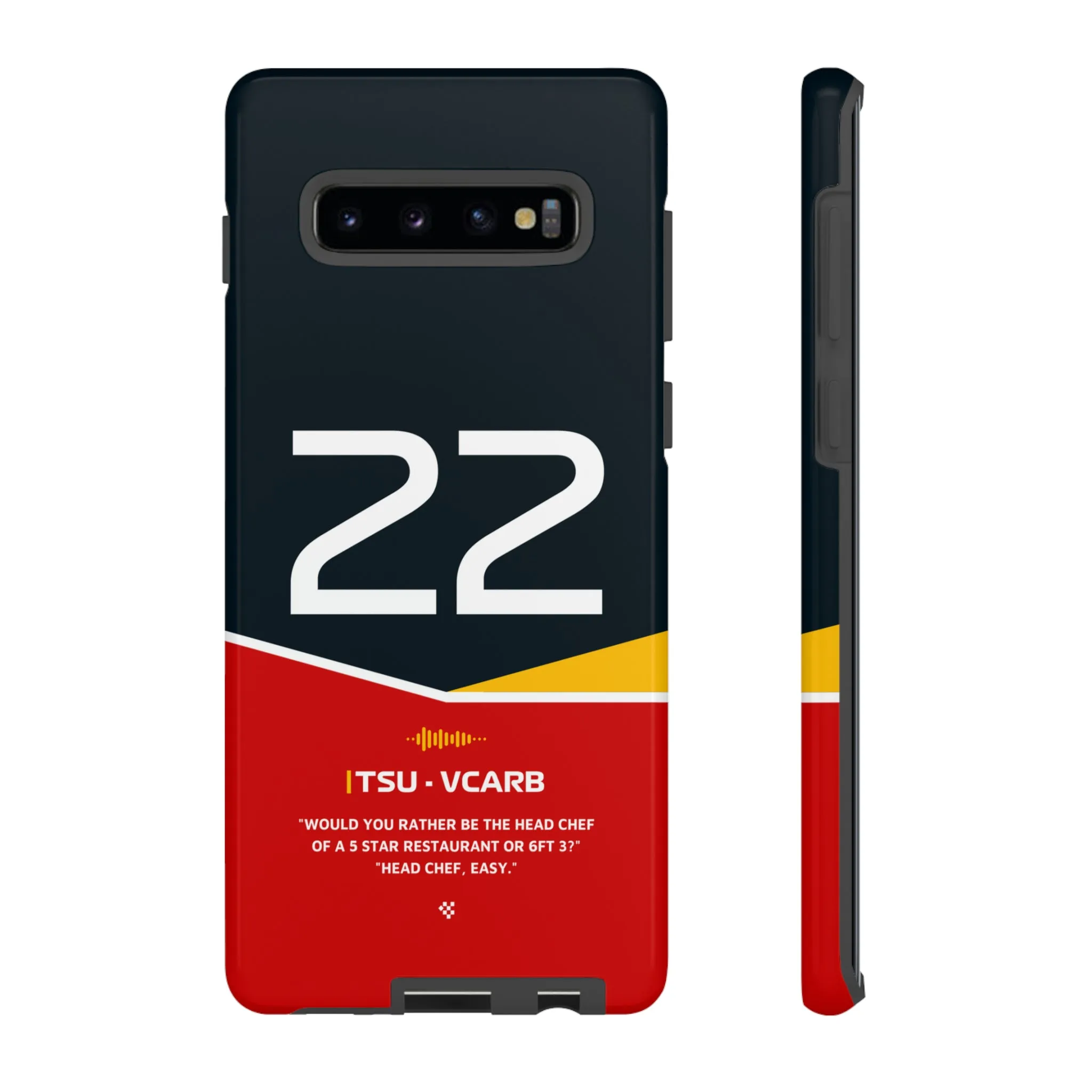 Yuki Tsunoda F1 Helmet Phone Case 2024