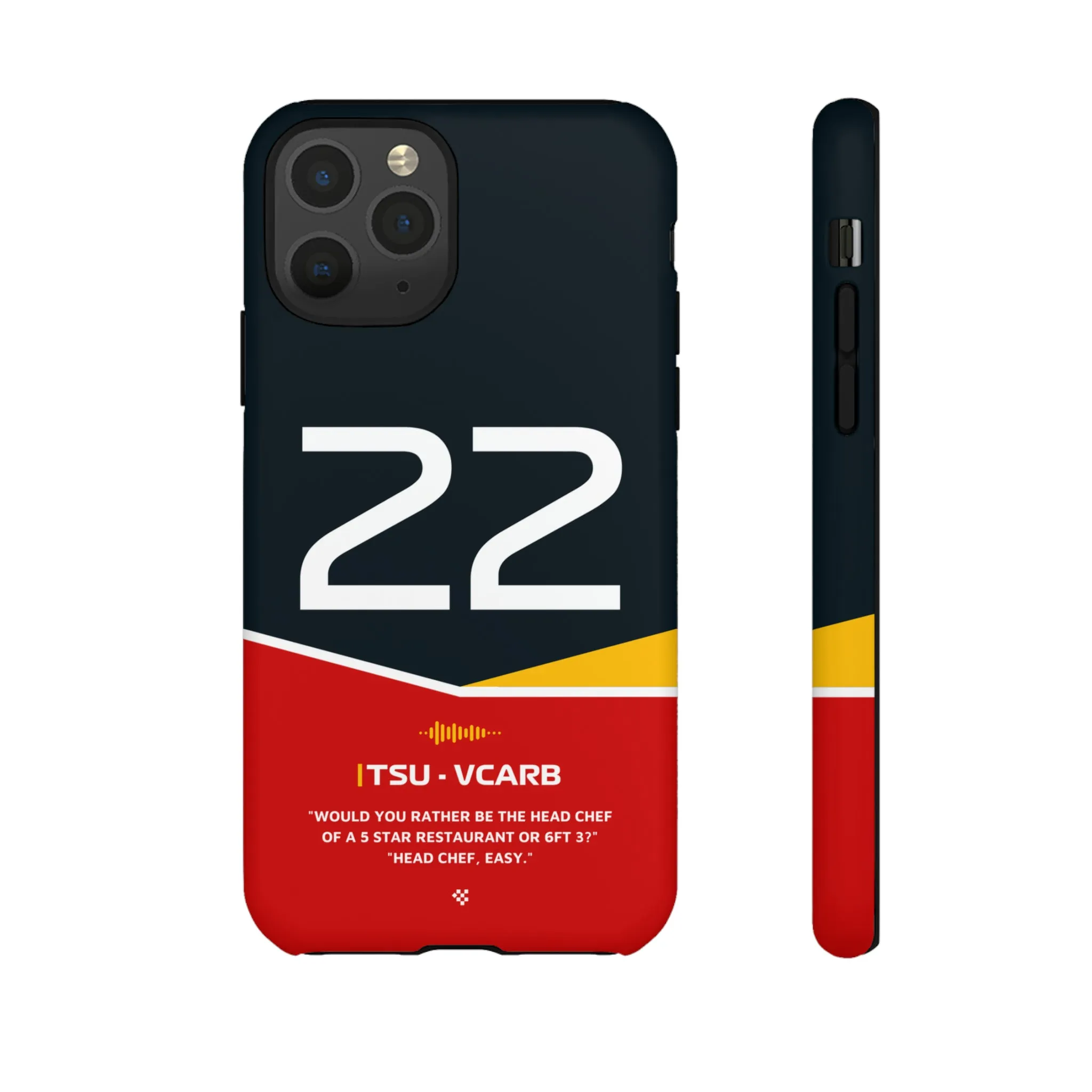 Yuki Tsunoda F1 Helmet Phone Case 2024