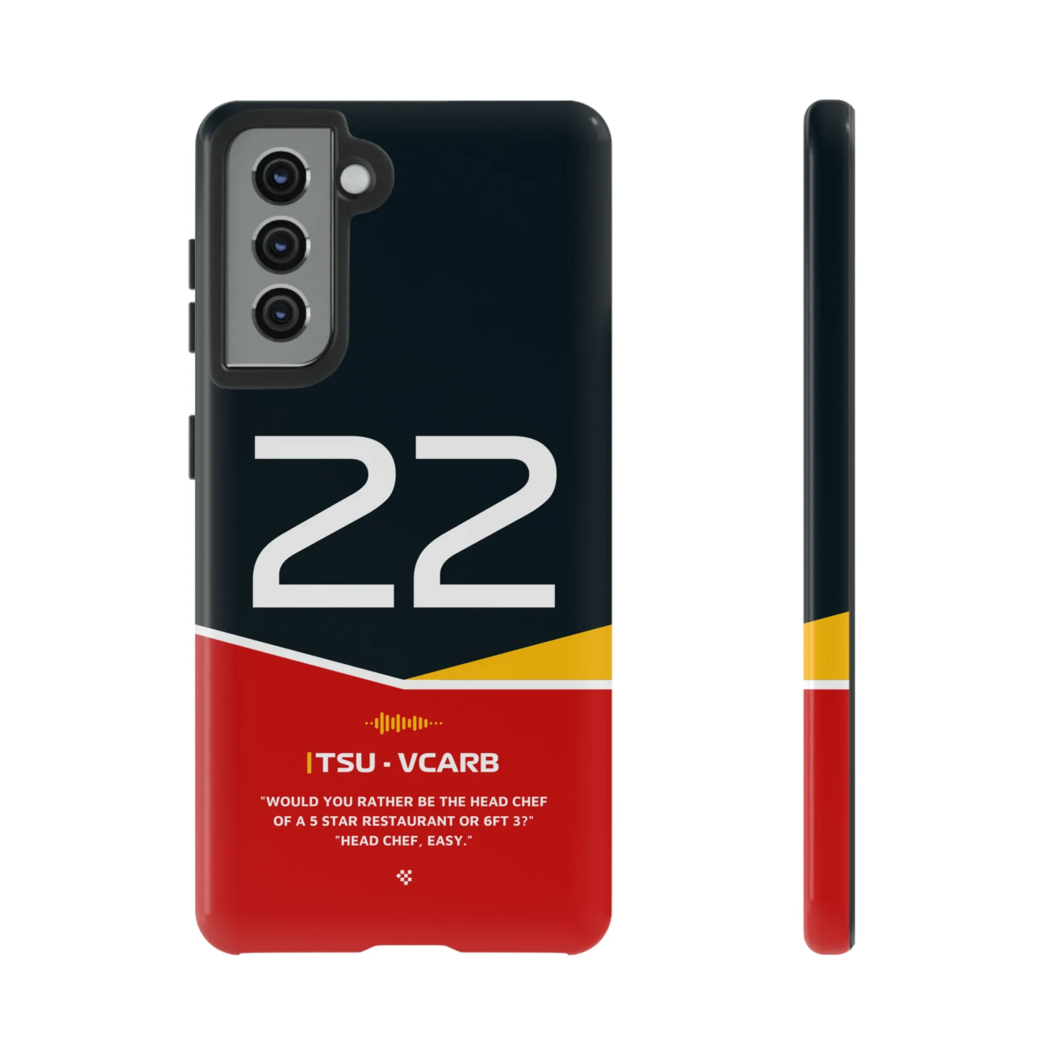 Yuki Tsunoda F1 Helmet Phone Case 2024