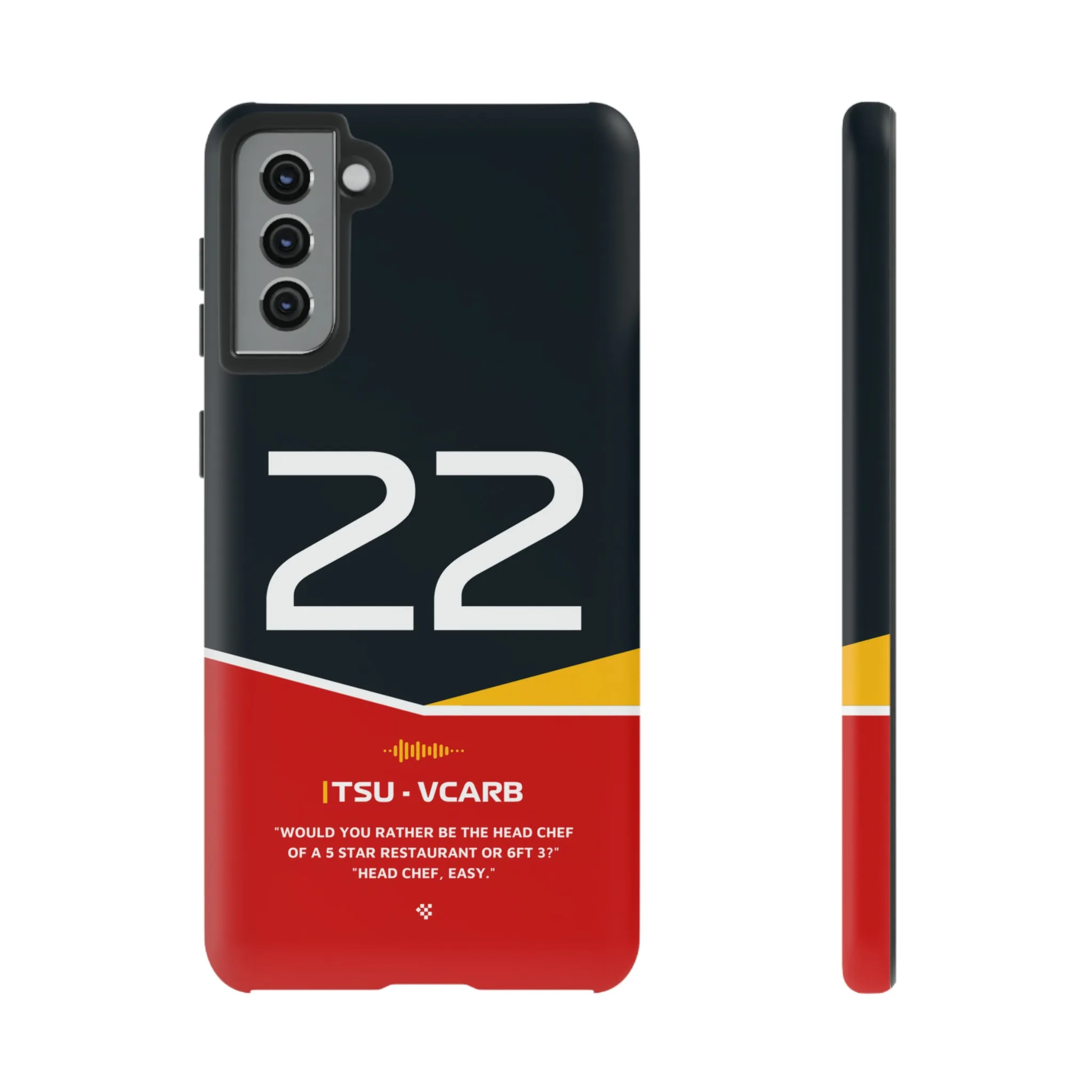 Yuki Tsunoda F1 Helmet Phone Case 2024