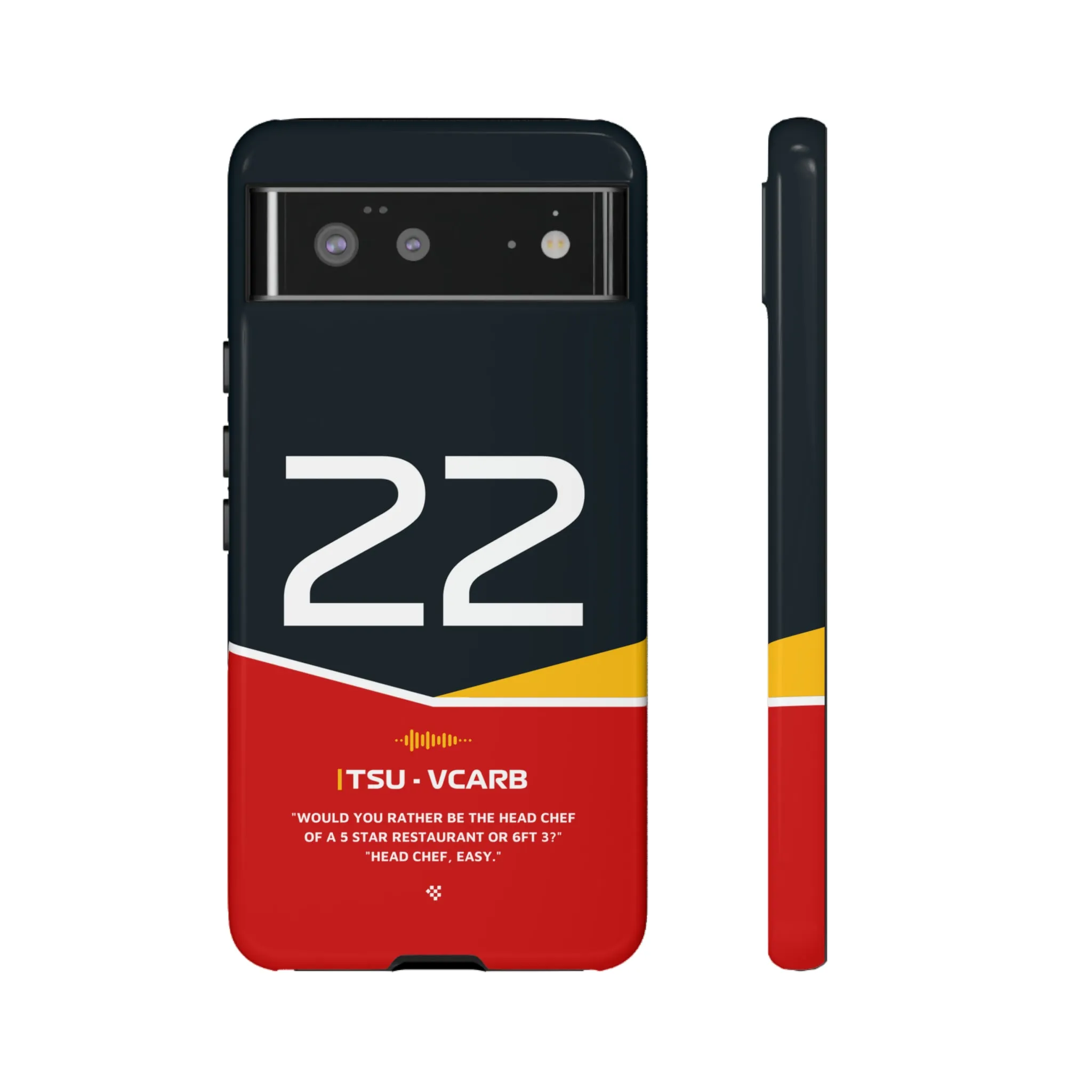 Yuki Tsunoda F1 Helmet Phone Case 2024