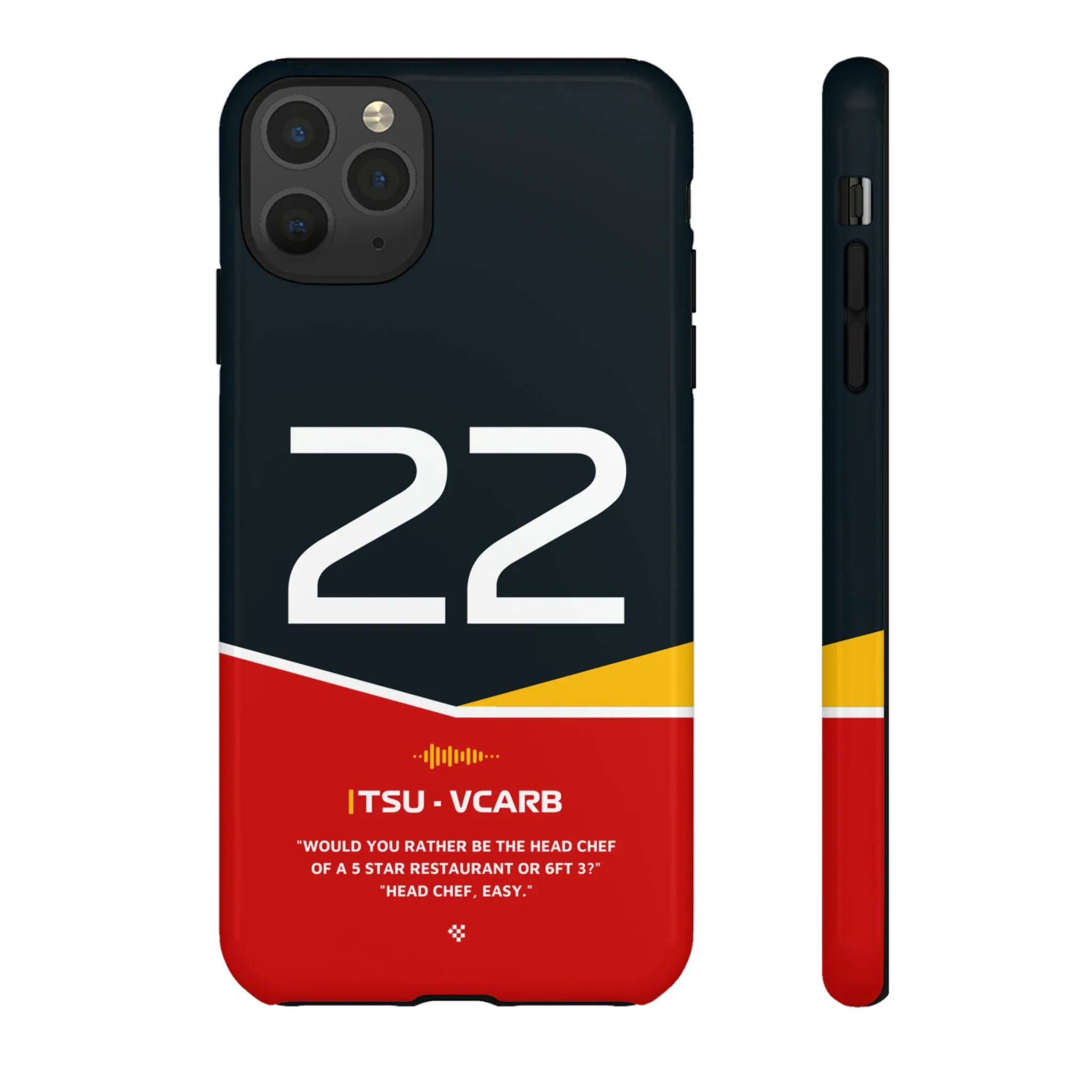 Yuki Tsunoda F1 Helmet Phone Case 2024