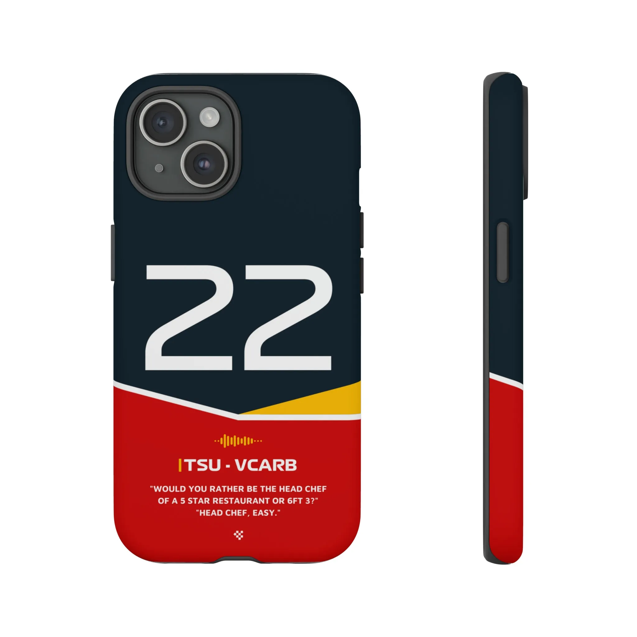 Yuki Tsunoda F1 Helmet Phone Case 2024
