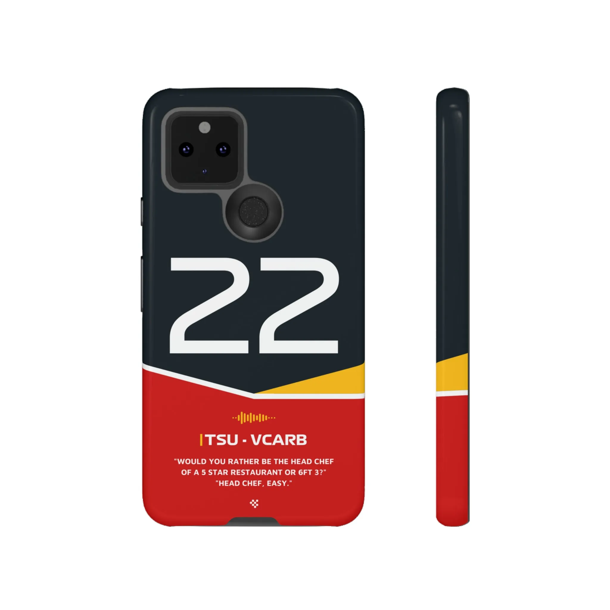 Yuki Tsunoda F1 Helmet Phone Case 2024