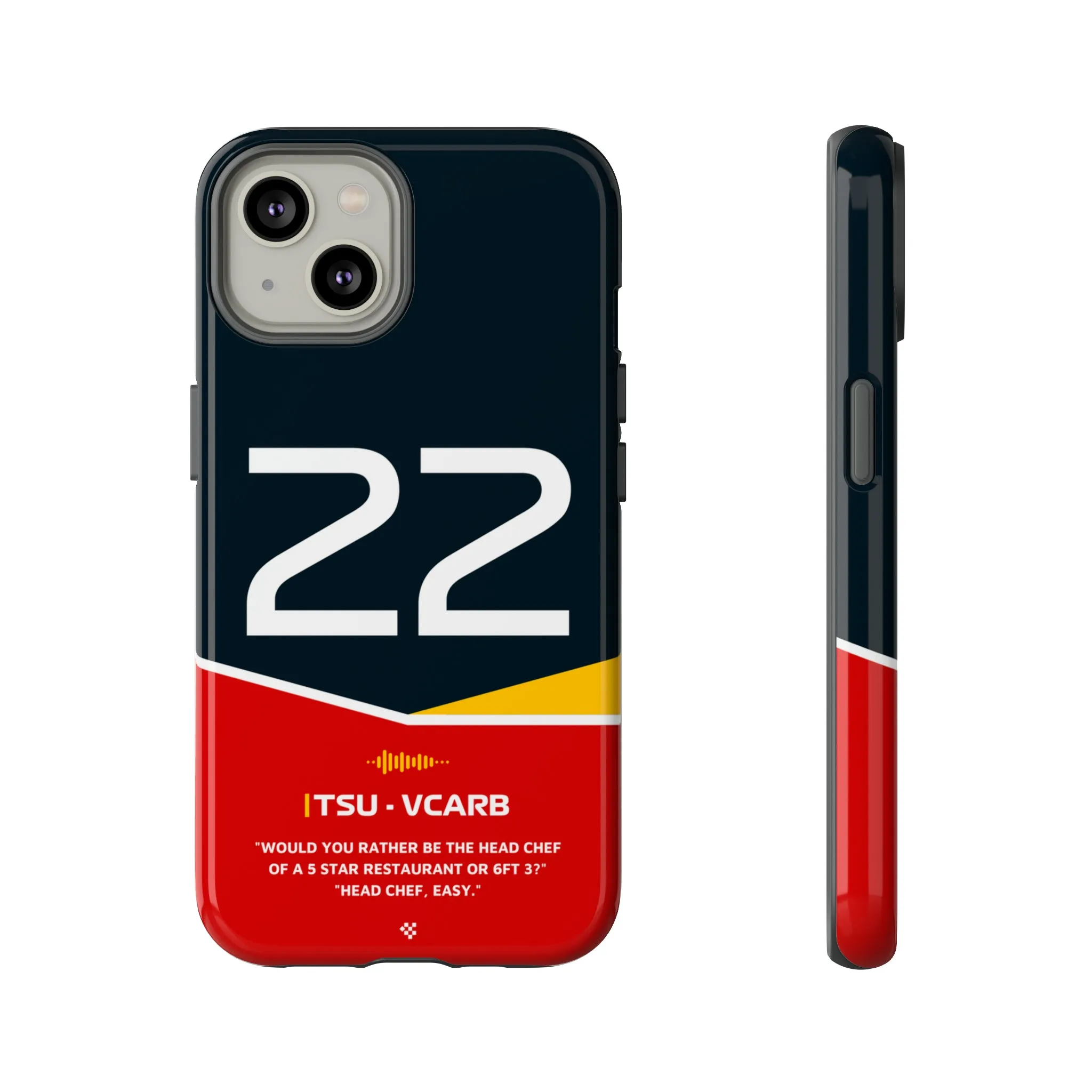 Yuki Tsunoda F1 Helmet Phone Case 2024
