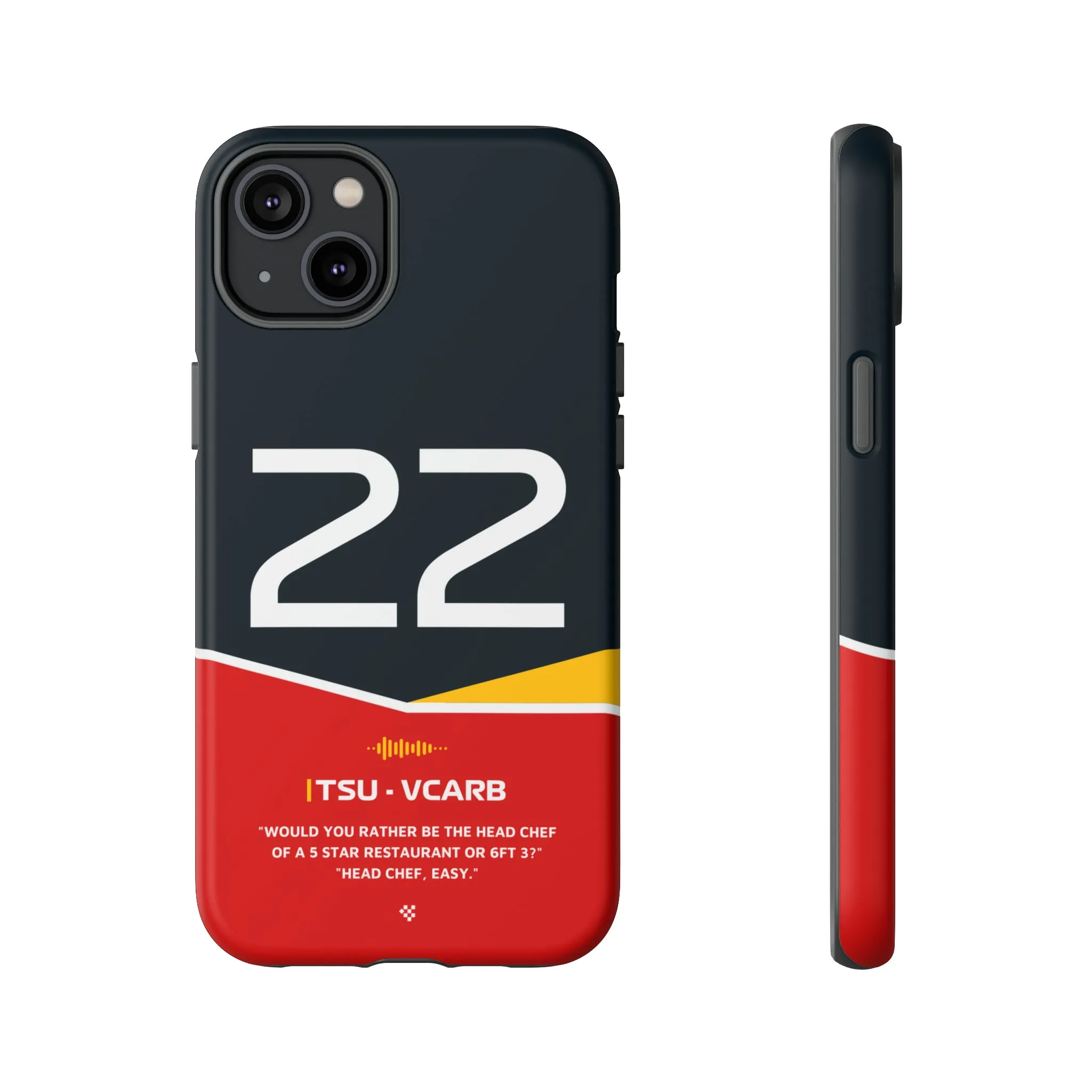 Yuki Tsunoda F1 Helmet Phone Case 2024