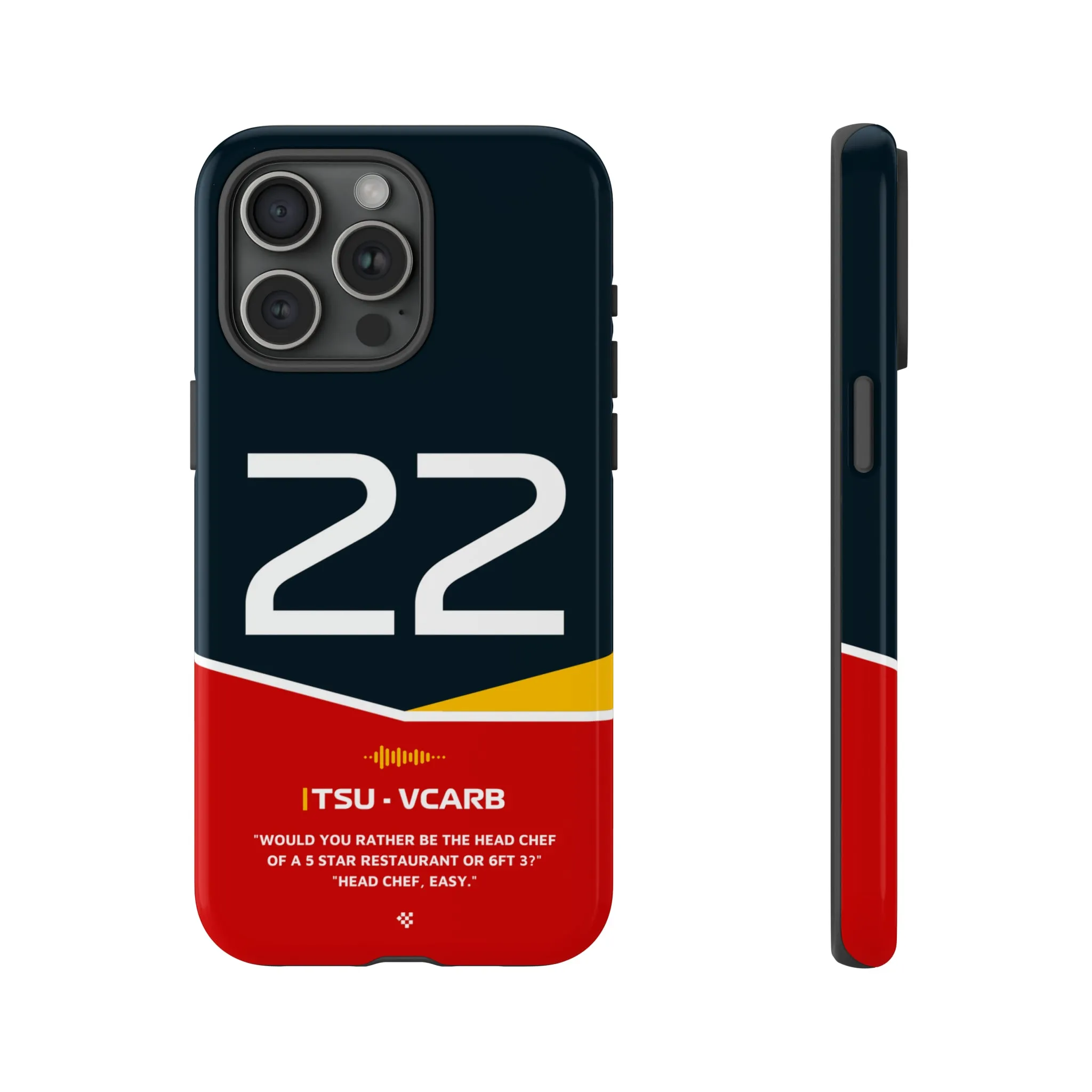 Yuki Tsunoda F1 Helmet Phone Case 2024