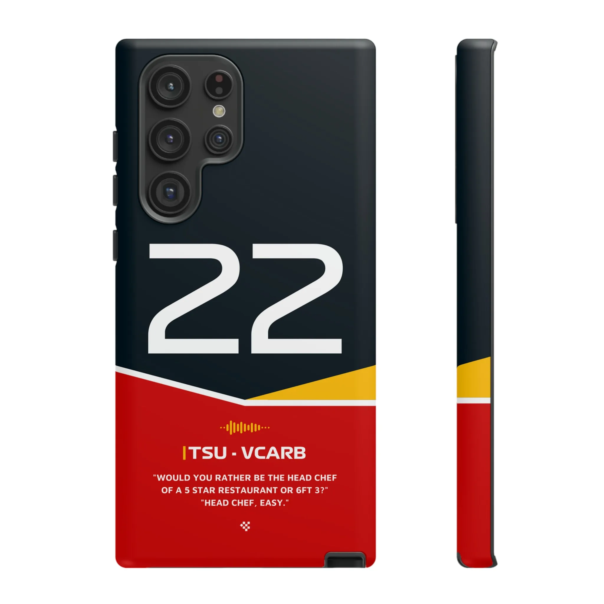 Yuki Tsunoda F1 Helmet Phone Case 2024