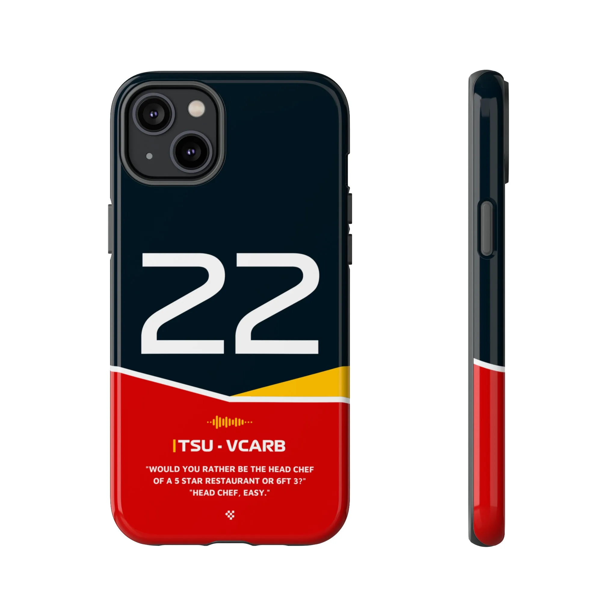 Yuki Tsunoda F1 Helmet Phone Case 2024