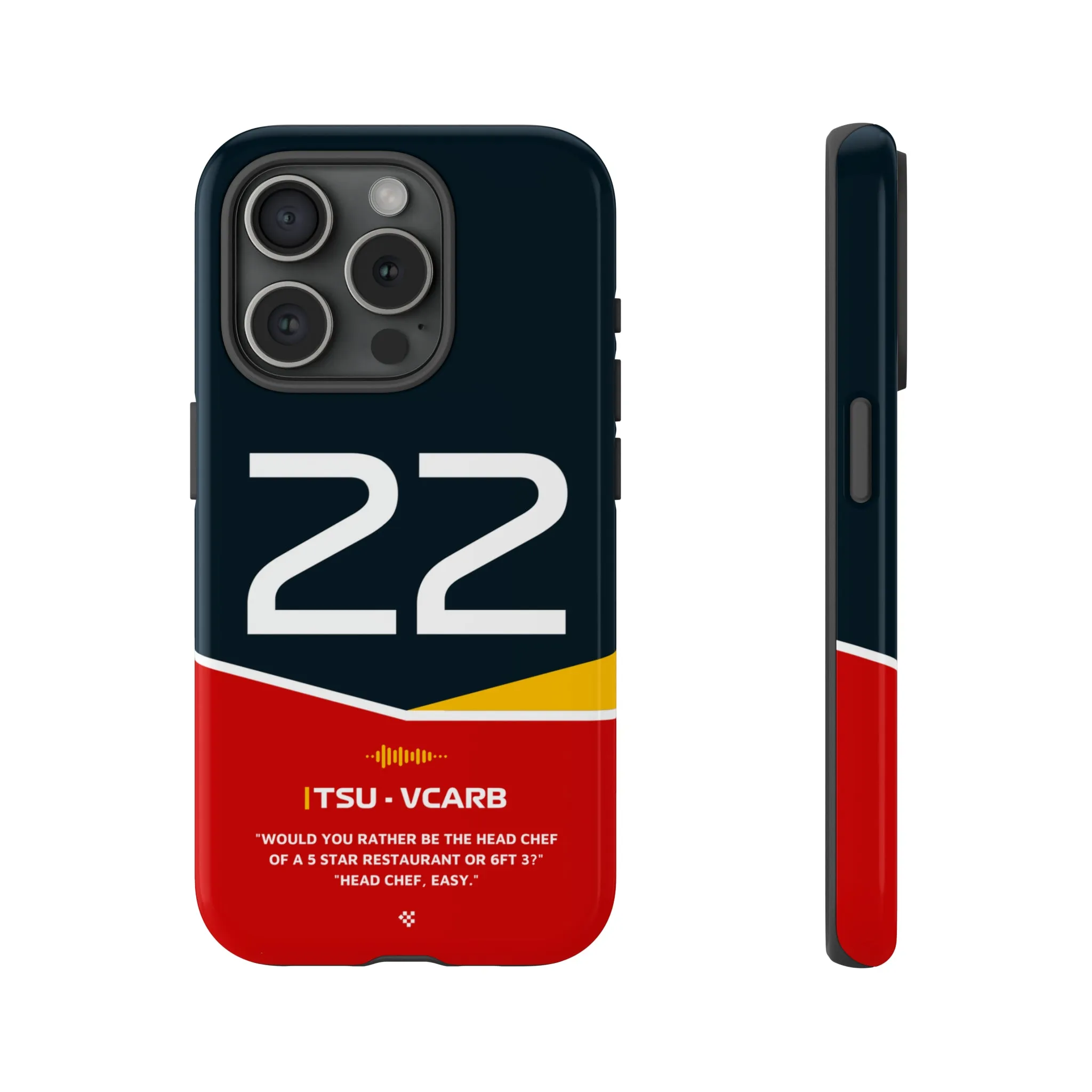 Yuki Tsunoda F1 Helmet Phone Case 2024